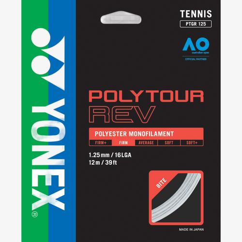 PolyTour Rev 125 Tennis String - White
