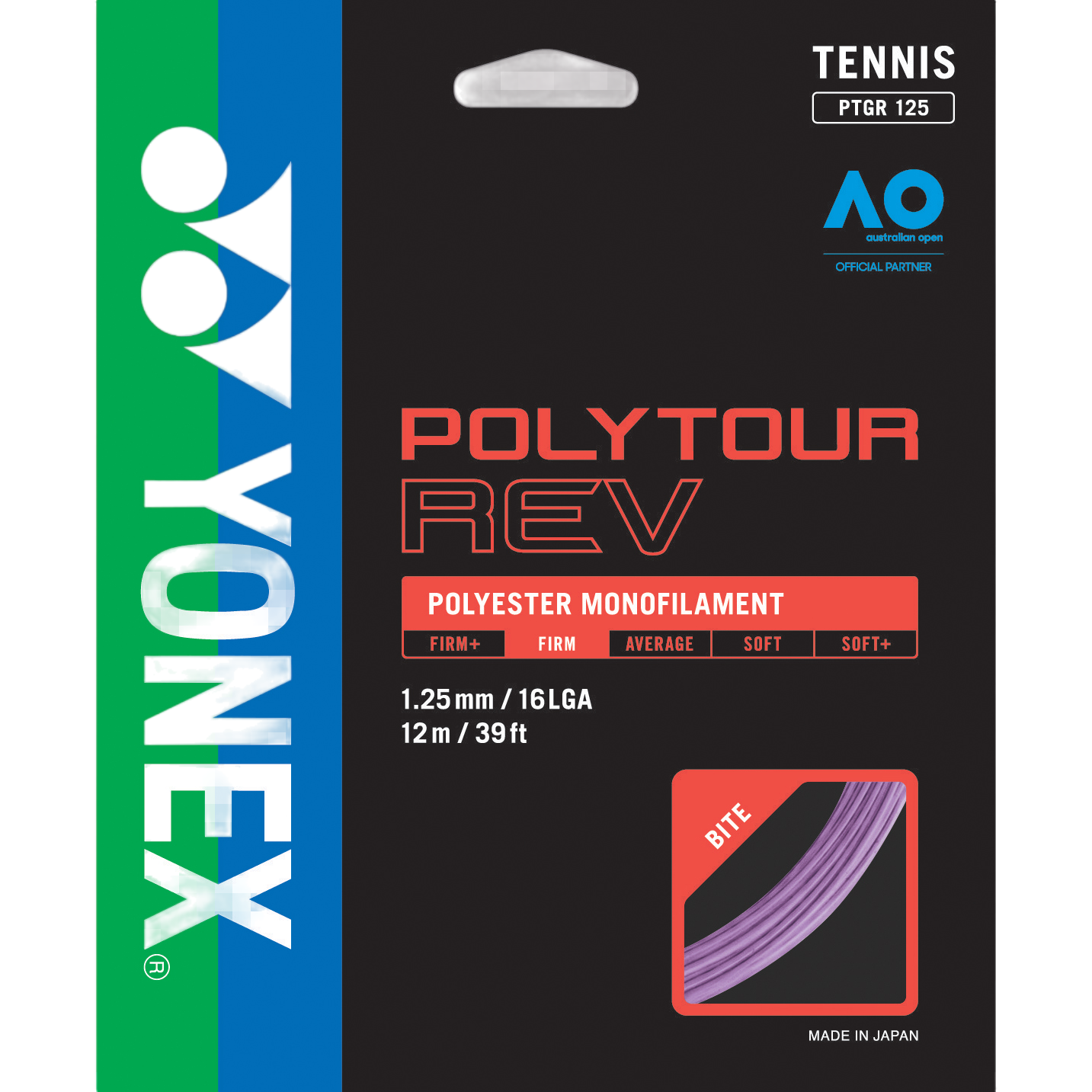 PolyTour Rev 125 Tennis String - Purple