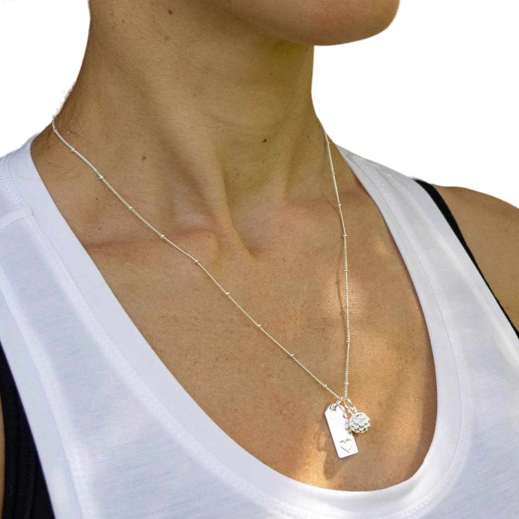 Golf Goddess Golf Coach Charm Necklace