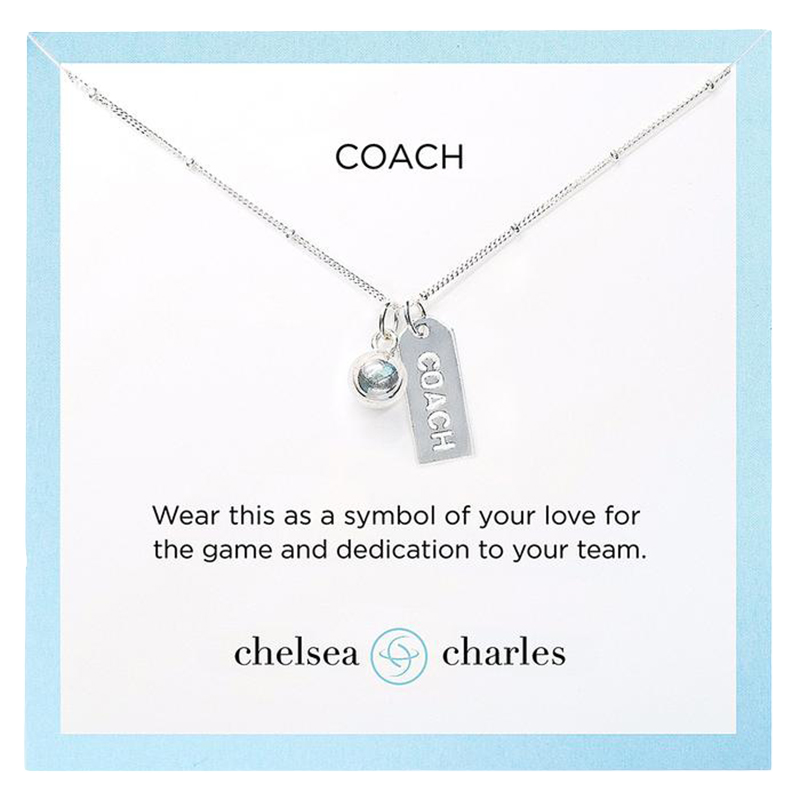 CC Sport Tennis Coach Charm Necklace