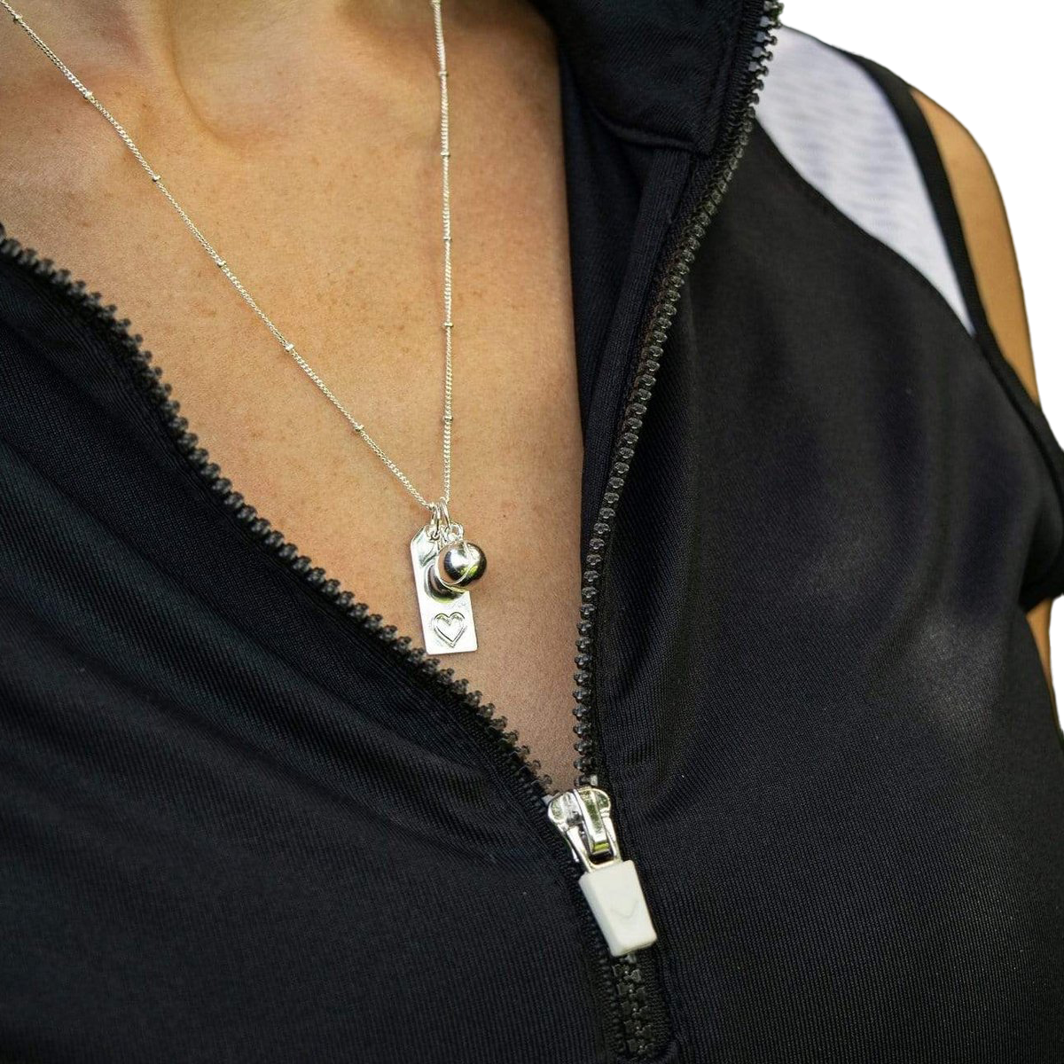 CC Sport Tennis Coach Charm Necklace