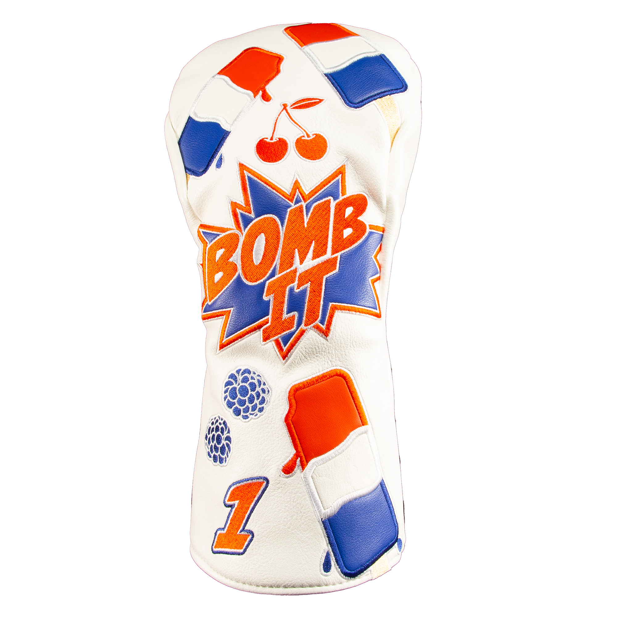 Bomb It White Driver Headcover