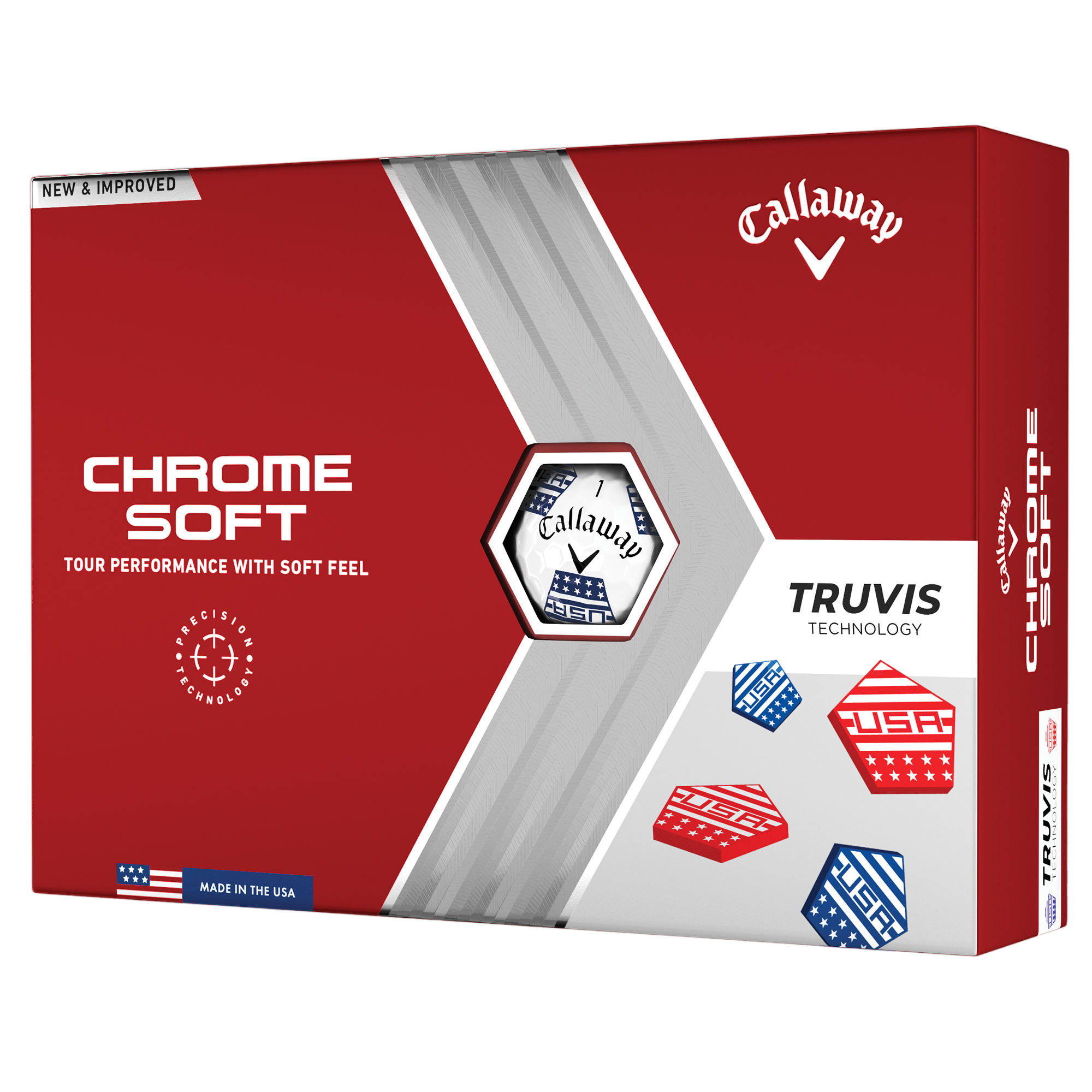 Chrome Soft USA Truvis Golf Balls