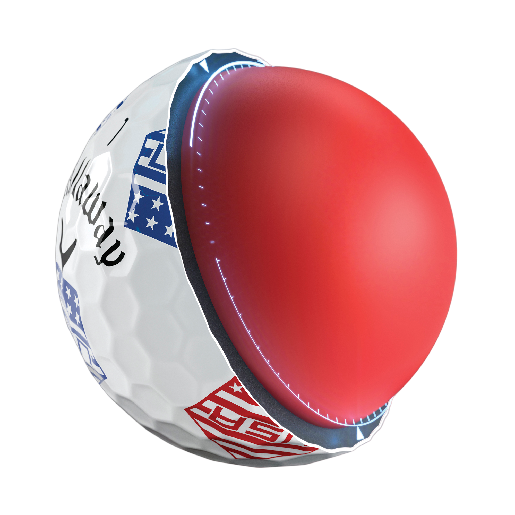 Chrome Soft USA Truvis Golf Balls