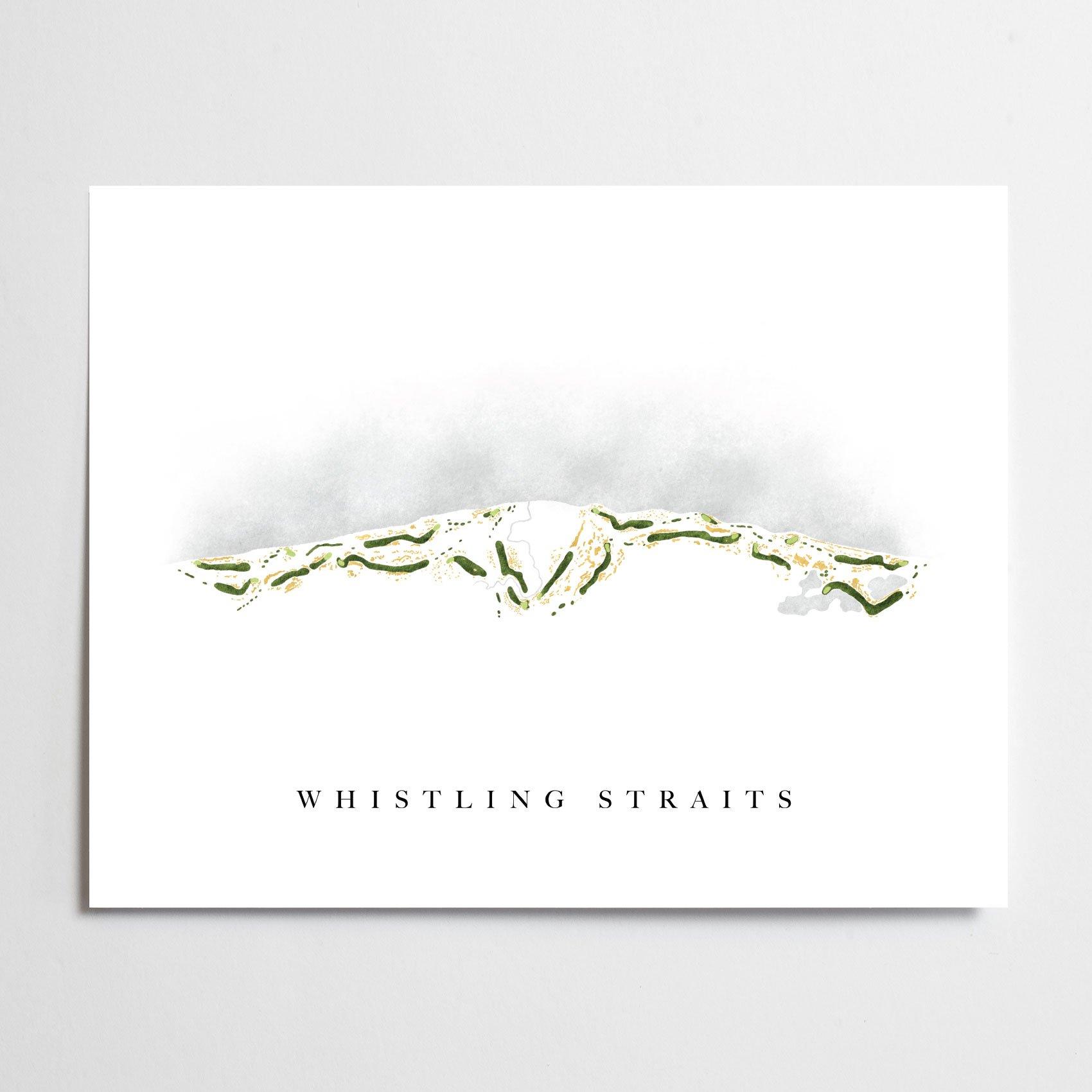 Whistling Straits Golf Course Map