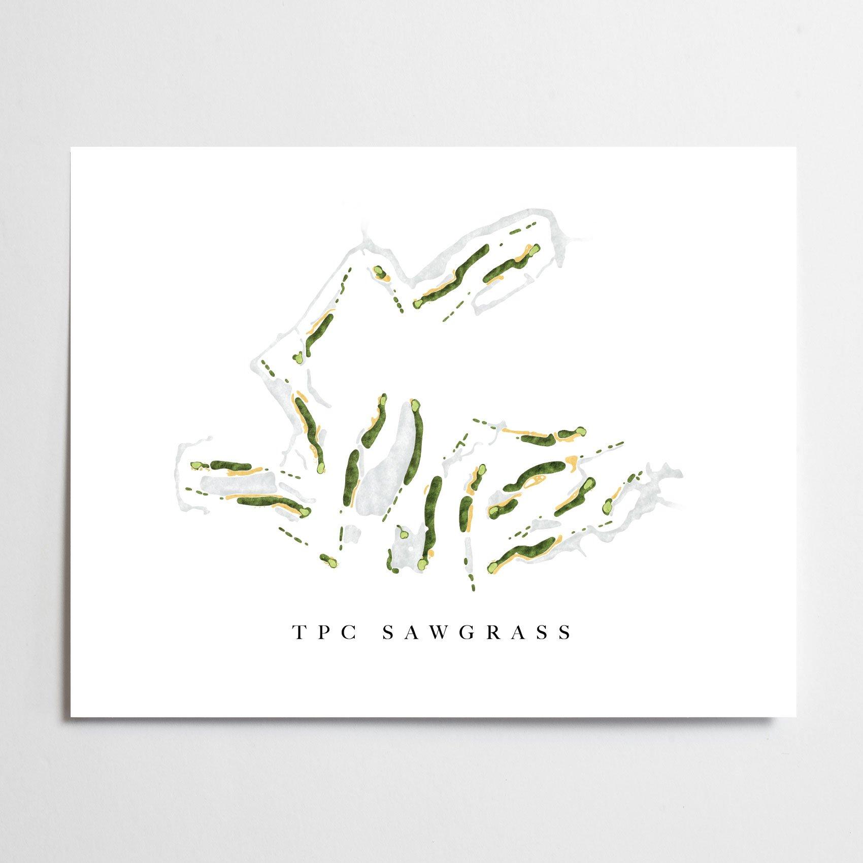 TPC Sawgrass - The Players Stadium Course -  Golf Course Map