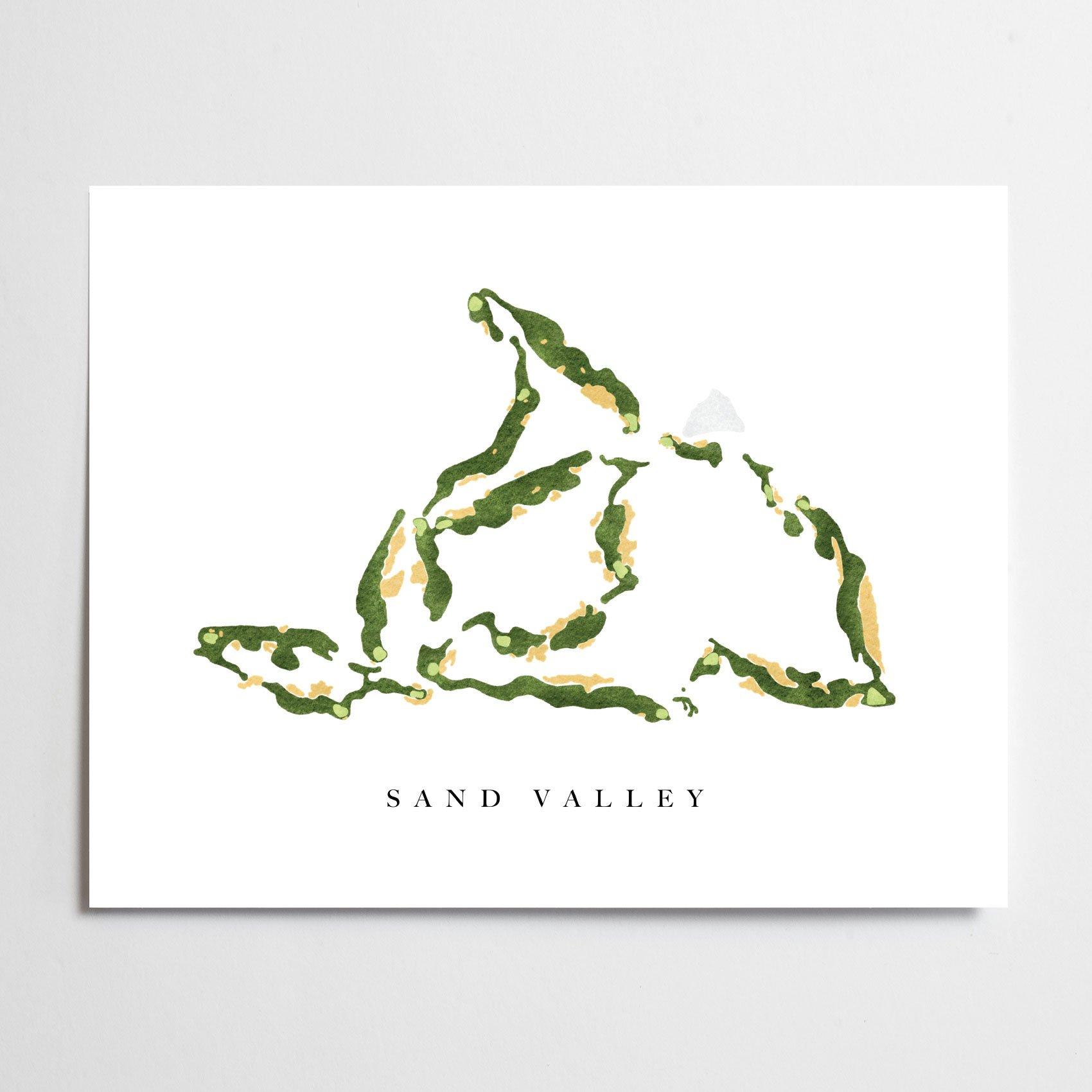 Sand Valley Golf Resort Golf Course Map