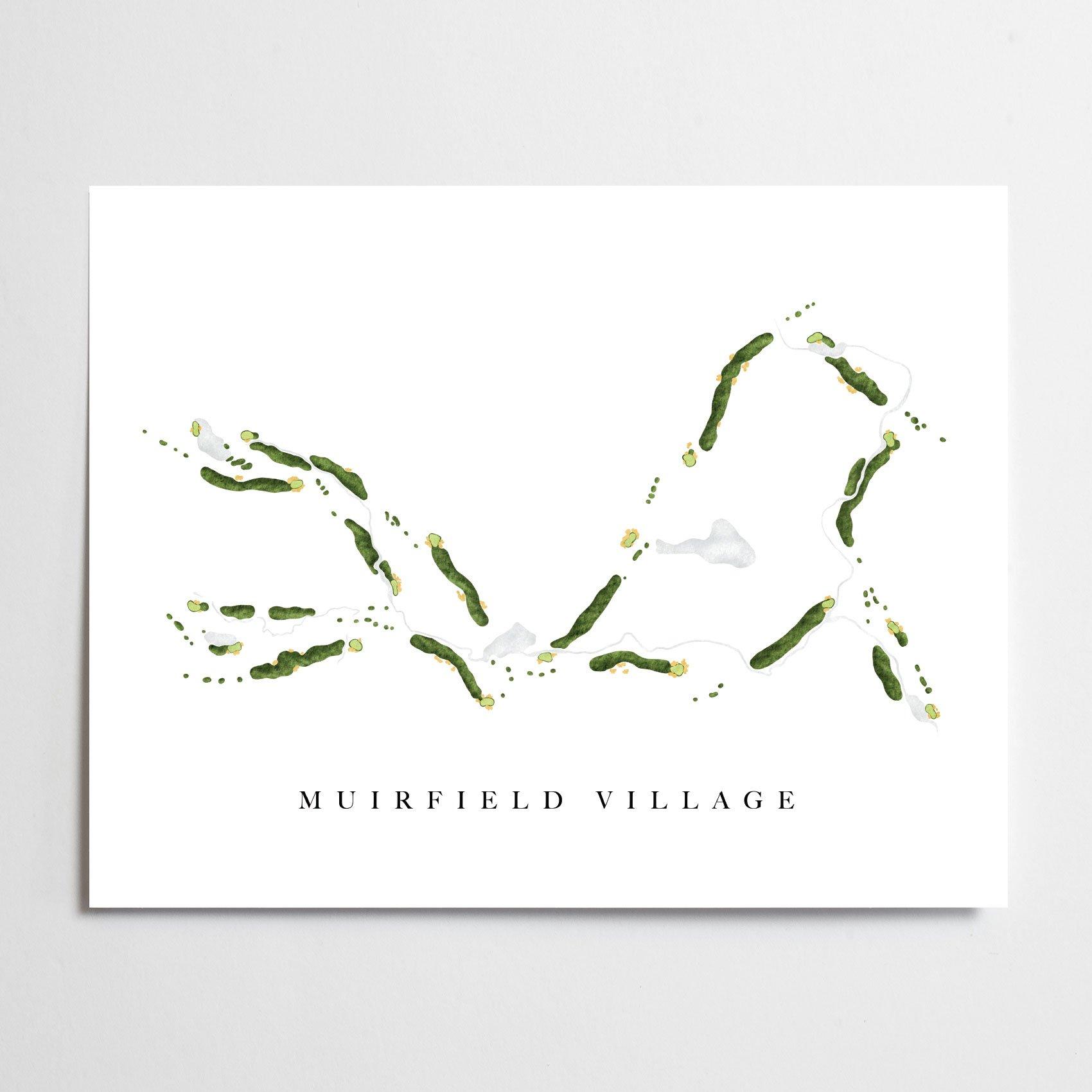 Muirfield Village Golf Club Golf Course Map