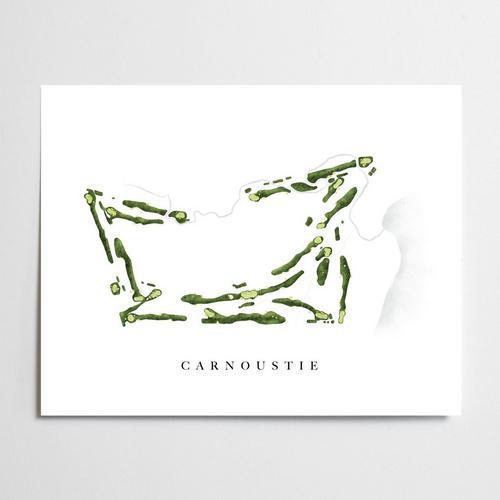 Carnoustie - Championship Course - Golf Course Map