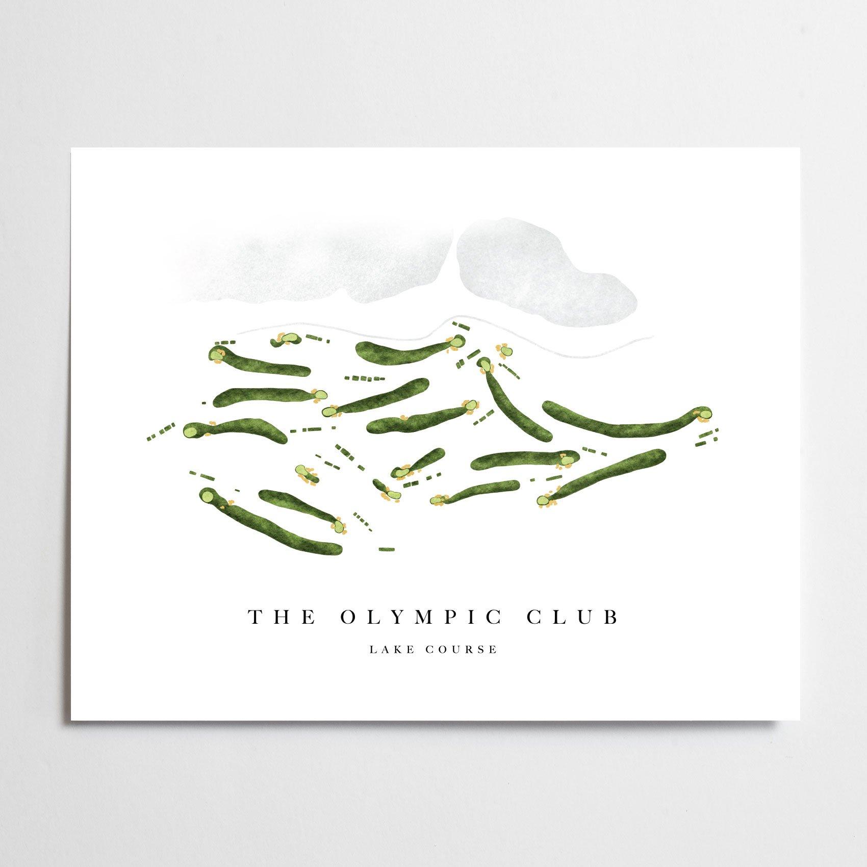 The Olympic Club - Lake Course - Golf Course Map