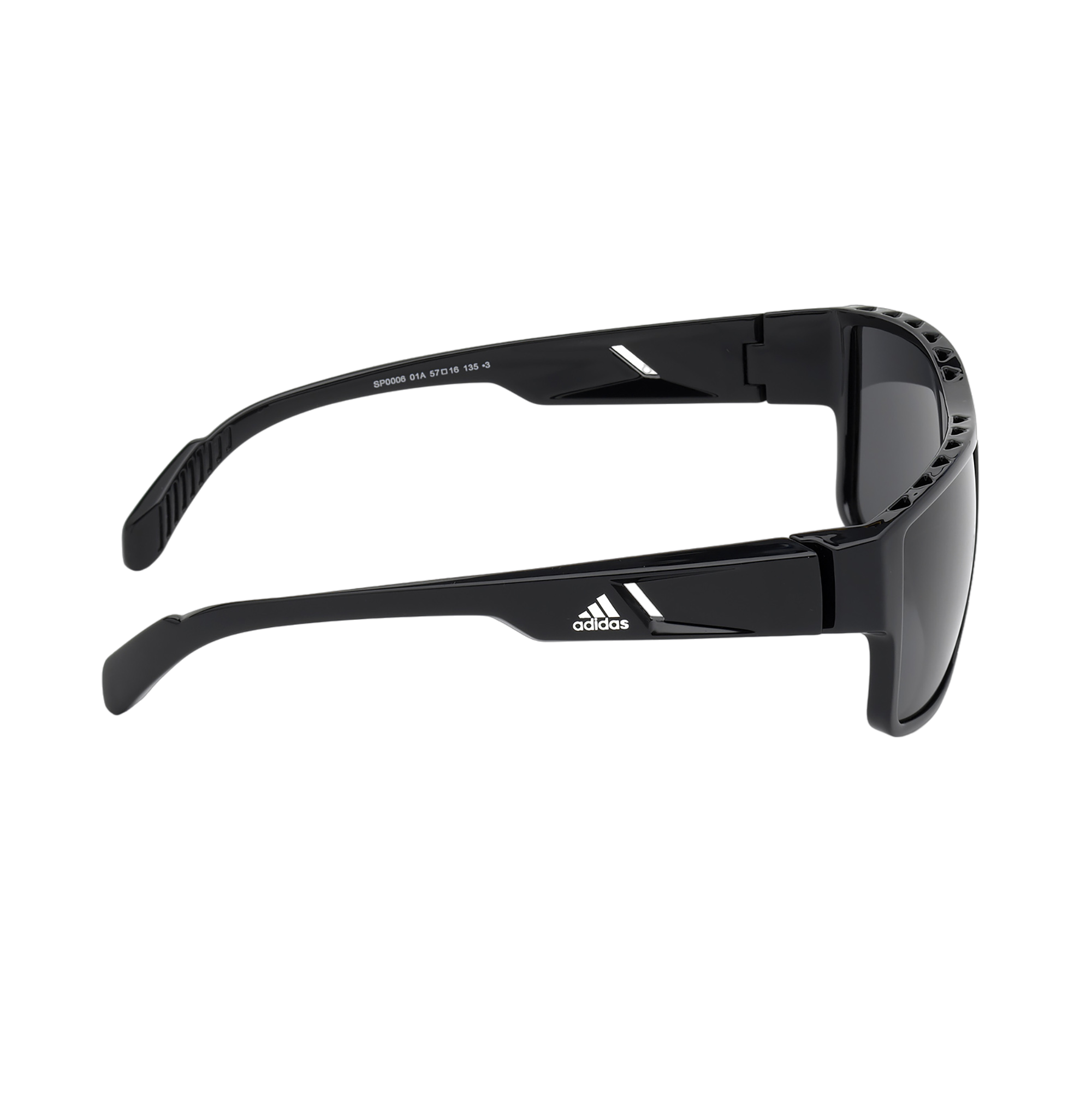 Injected Sport Flat Top Square Sunglasses w/ Smoke Lens