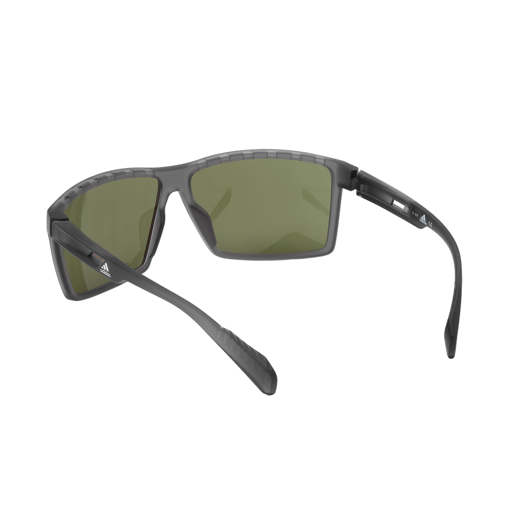 Injected Sport Vented Square Frame Sunglasses w/ KOLOR UP Lens
