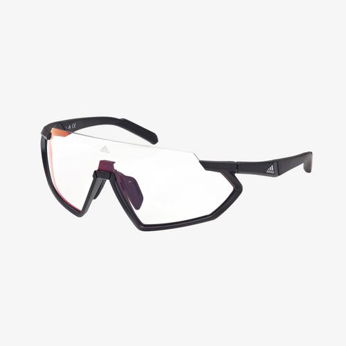 Injected Sport Semi-Rimless Shield Sunglasses w/ Photochromatic Lens