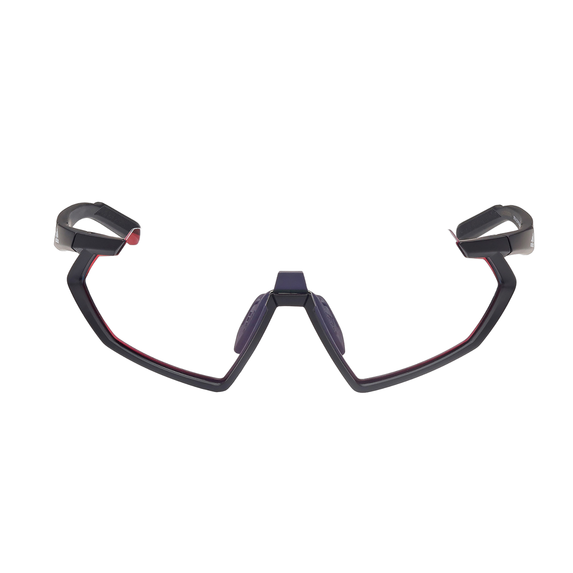 Injected Sport Semi-Rimless Shield Sunglasses w/ Photochromatic Lens