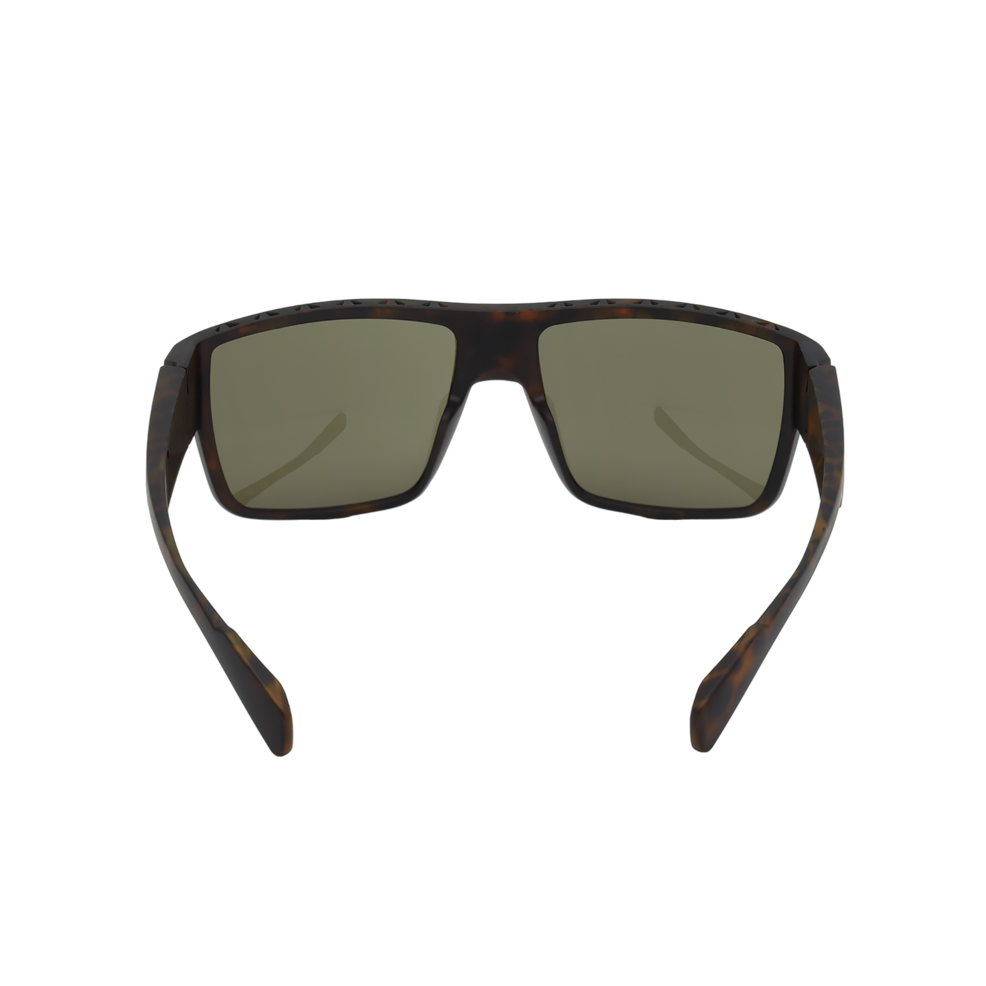 Injected Sport Flat Top Square Sunglasses w/ KOLOR UP Lens