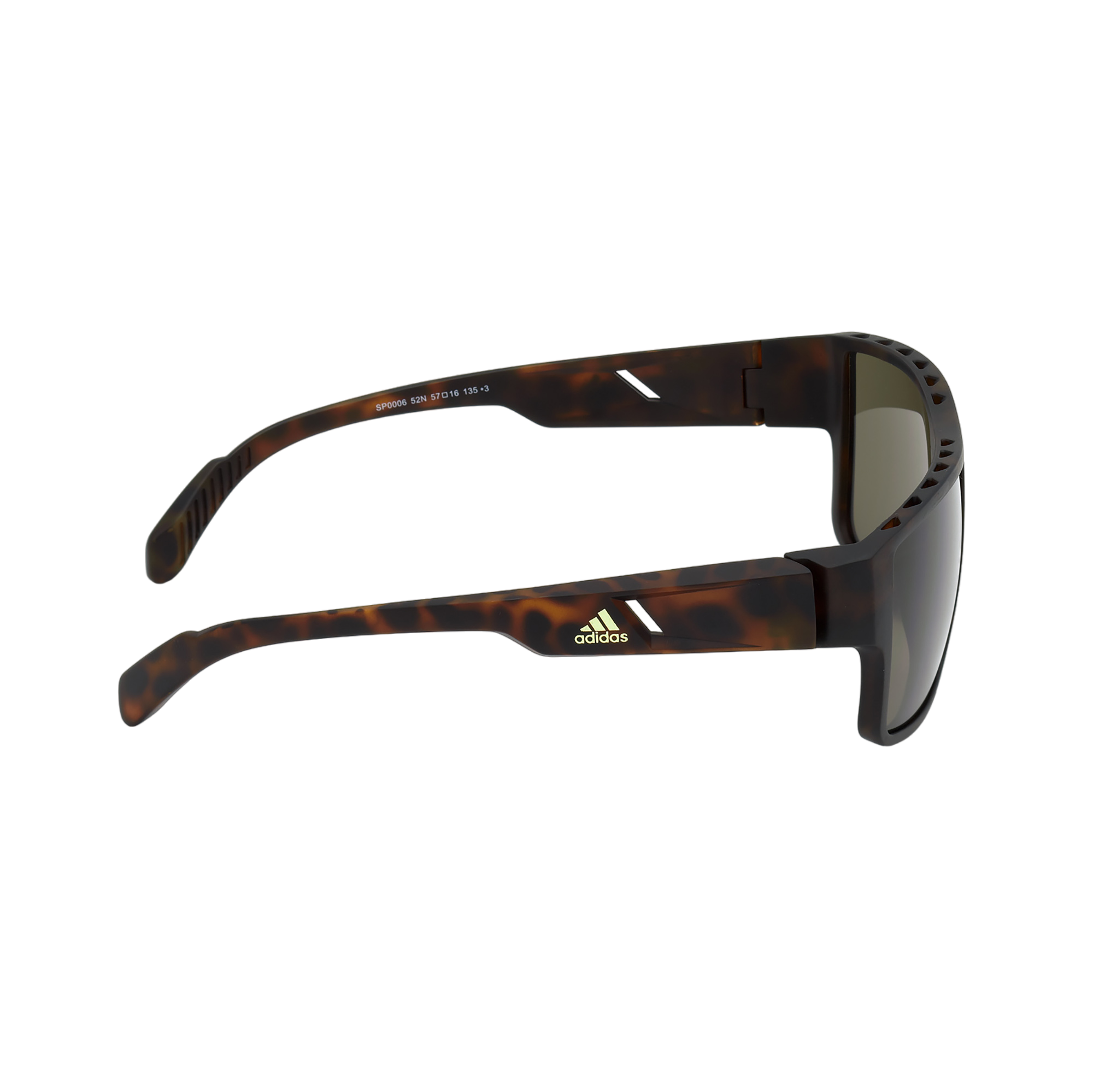 Injected Sport Flat Top Square Sunglasses w/ KOLOR UP Lens