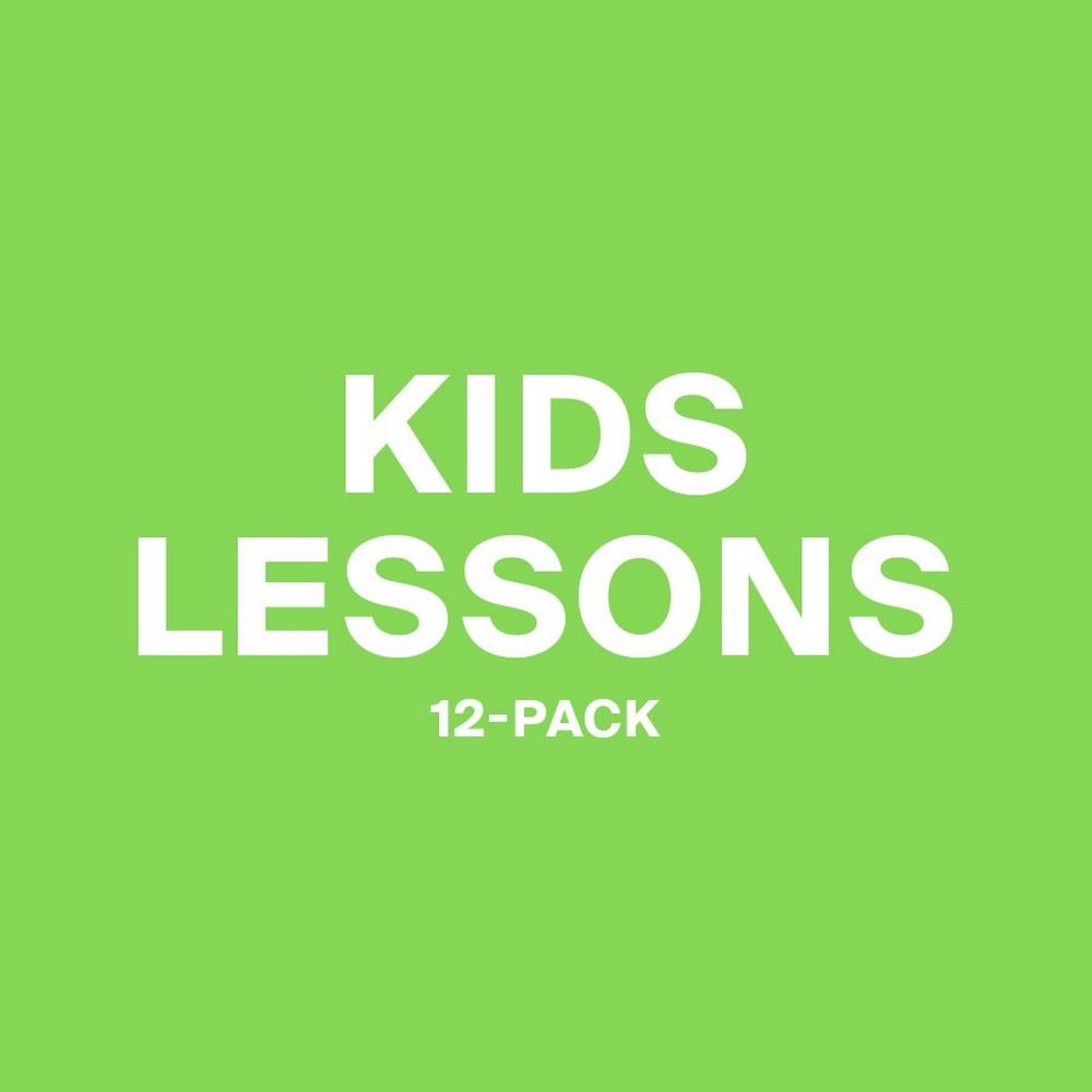 Kids 12 & under 12-Pack 30 Minute Lessons