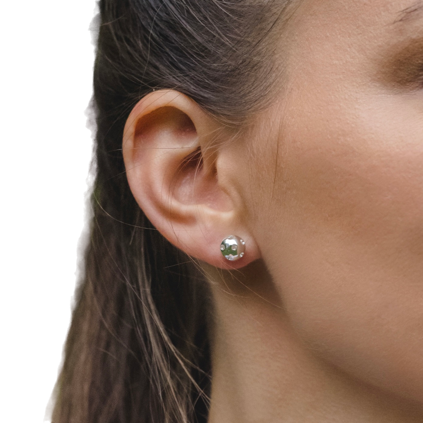CC Sport Silver Pickleball Earrings