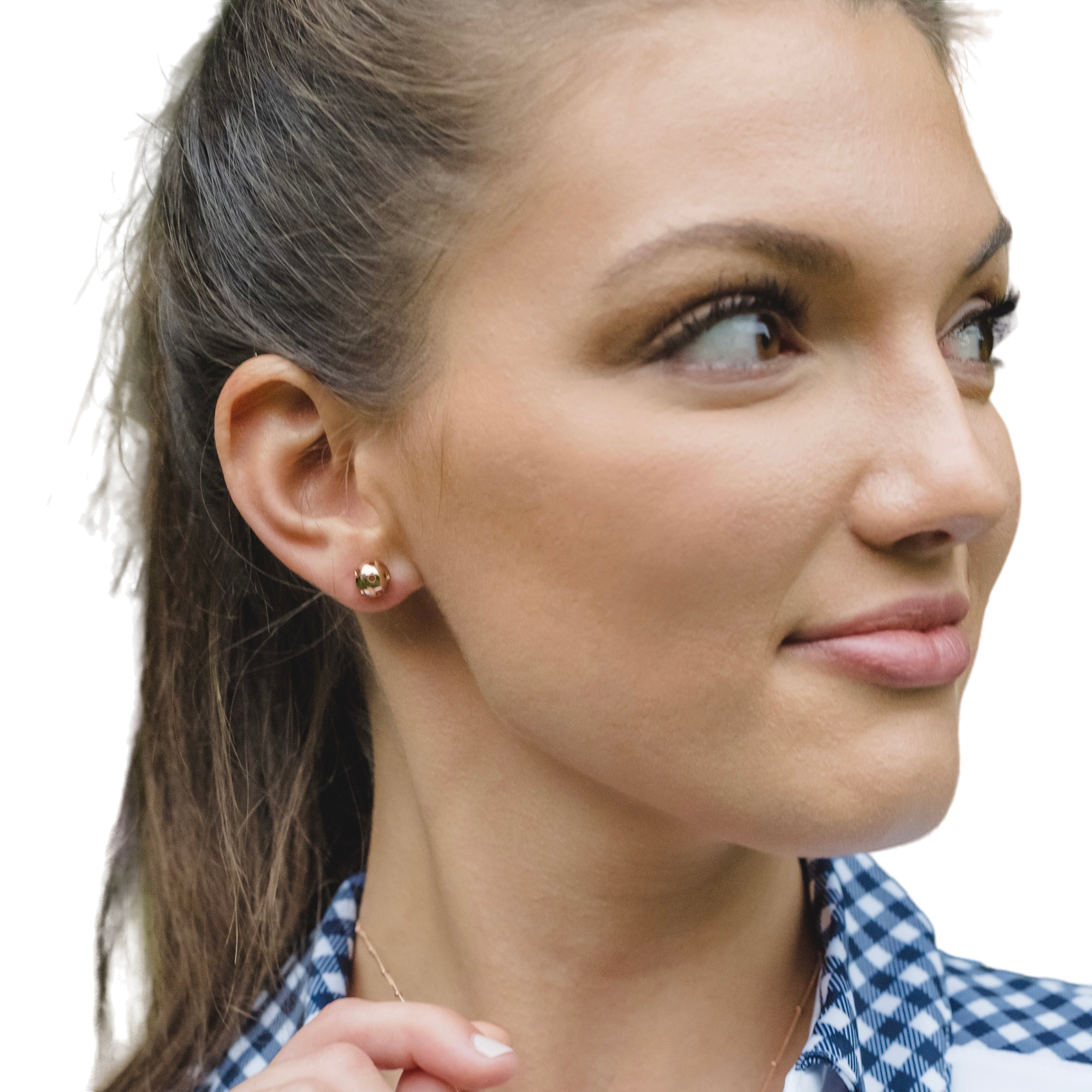 CC Sport Rose Gold Pickleball Earrings