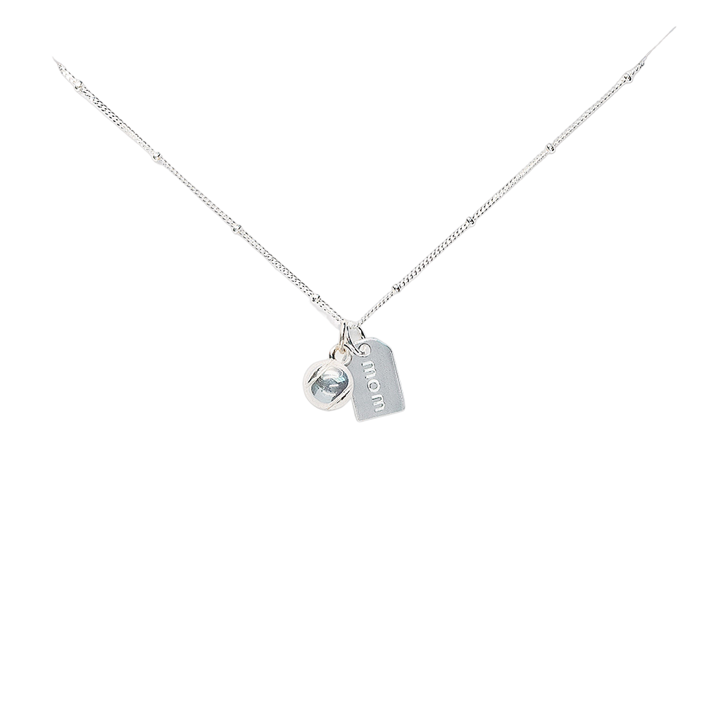 CC Sport Tennis Mom Double Charm Necklace