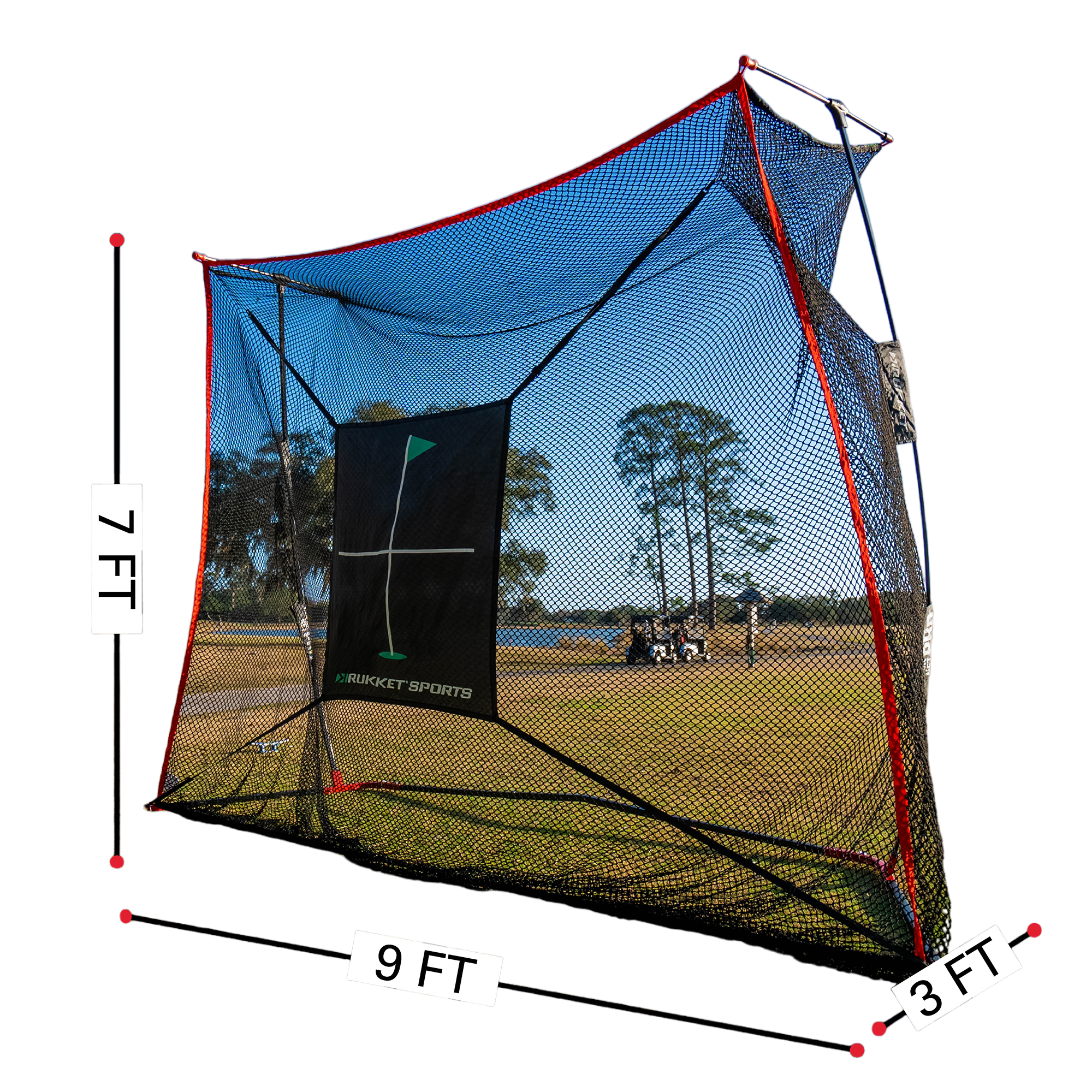 Haack Pro Golf Net w/ Tri-Turf Mat