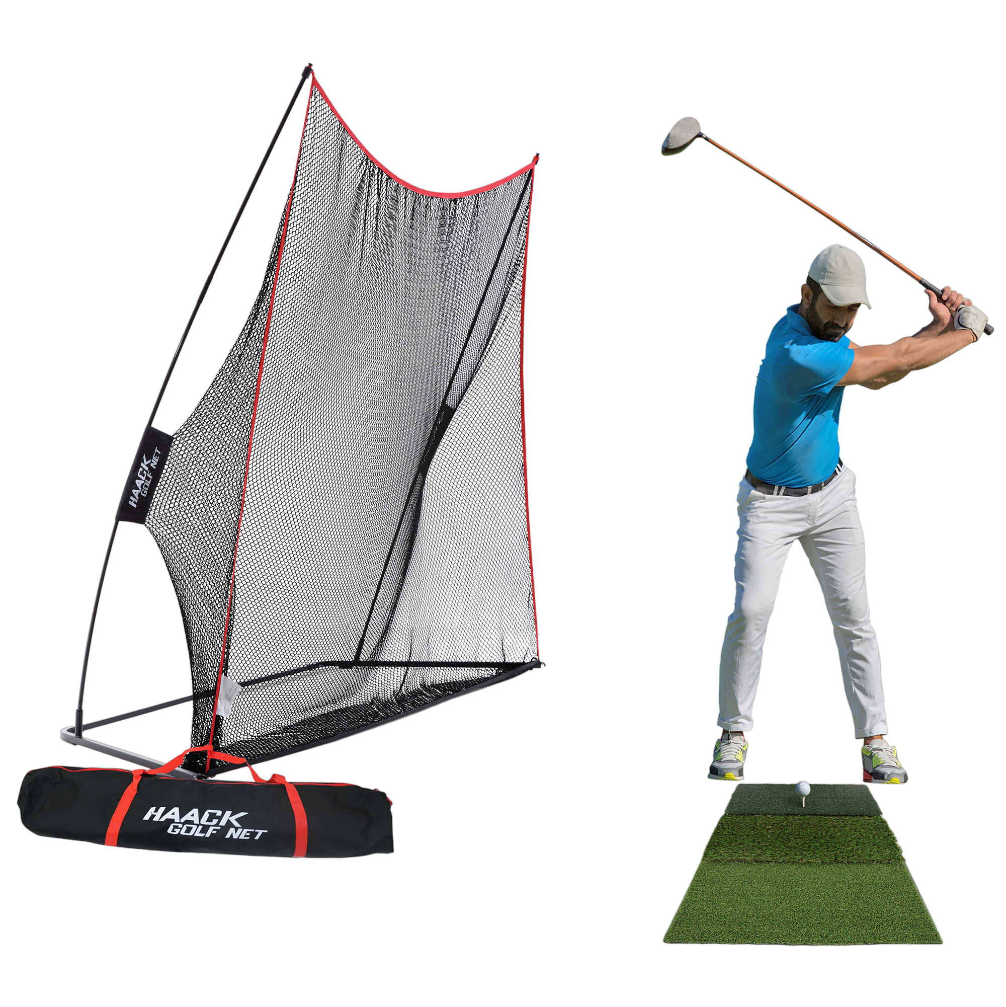 Haack Golf Net w/ Tri-Turf Mat