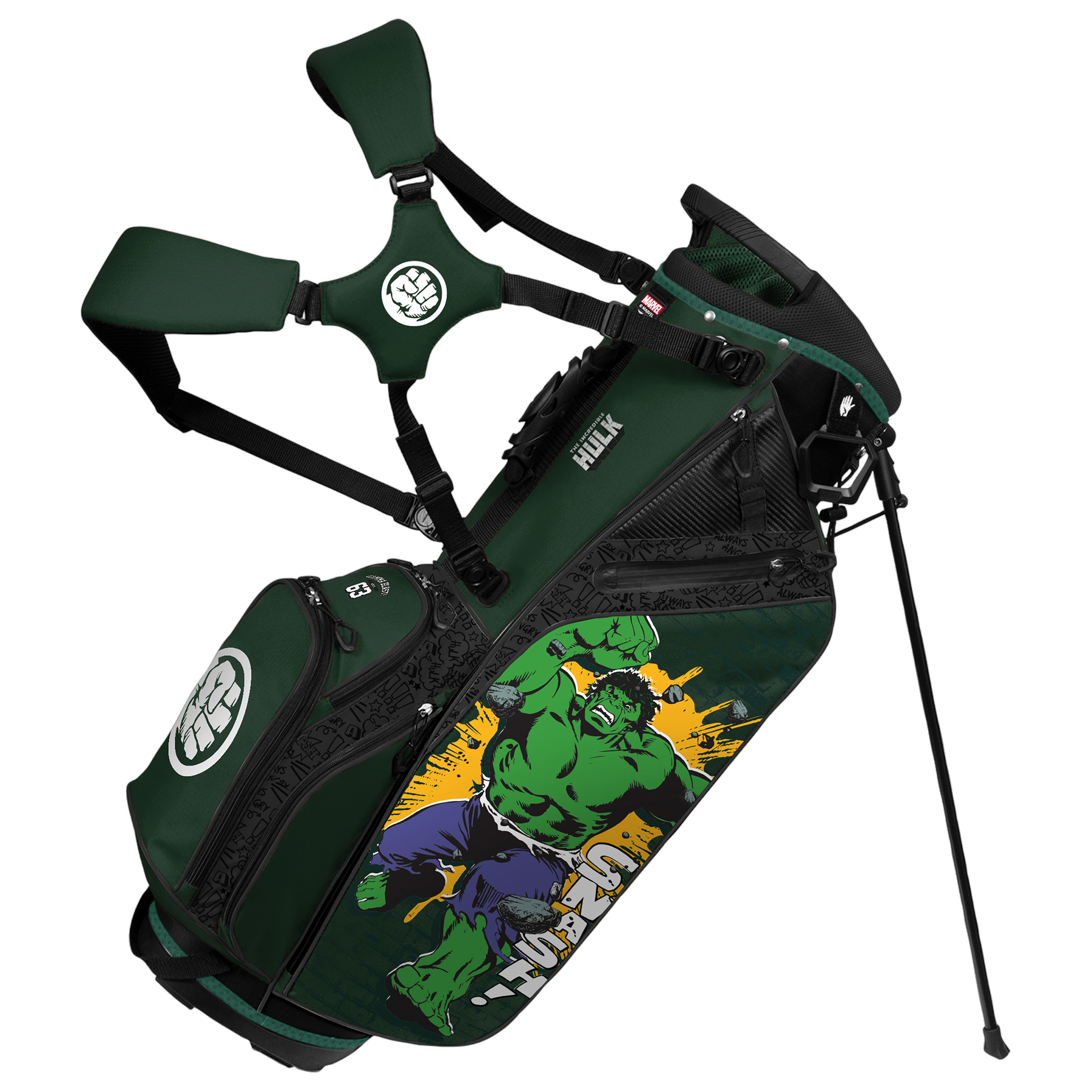 Team Effort Spiderman Caddie Carry Hybrid Bag - Thumbnail 4