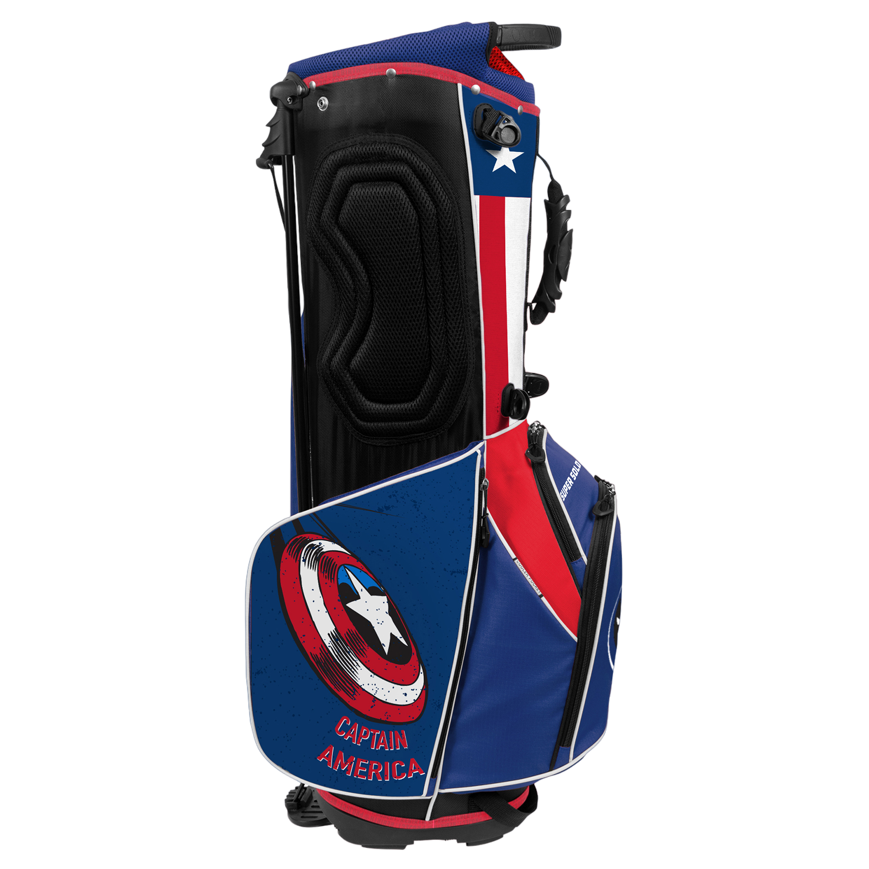 Captain America Caddie Golf Carry Hybrid Bag