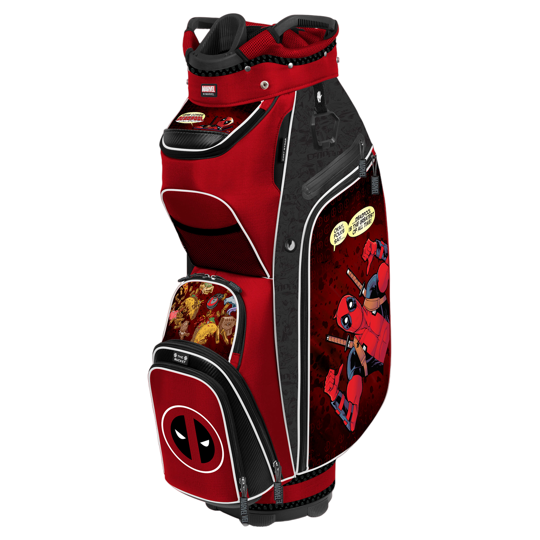 Deadpool Bucket III Cooler Cart Bag