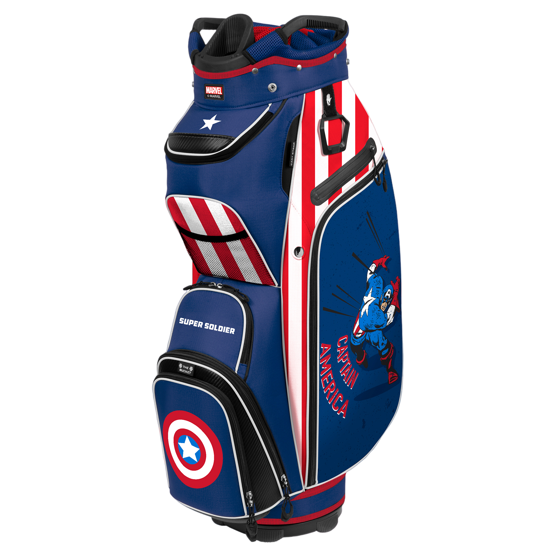 Captain America Bucket III Cooler Cart Bag