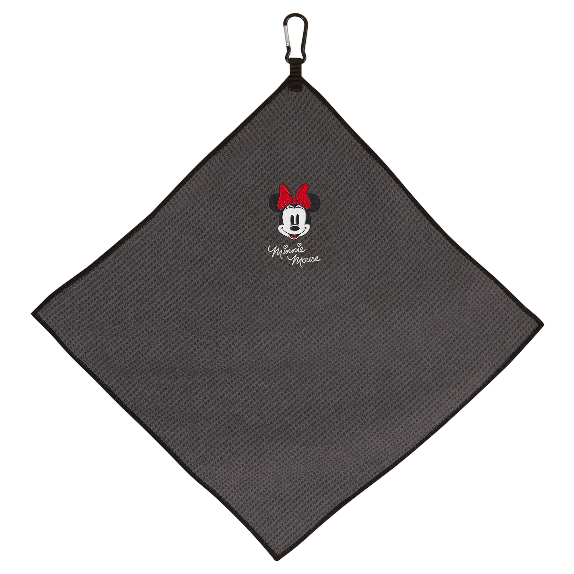 Team Effort Minnie Mouse 15" x 15" Grey Microfiber Towel
