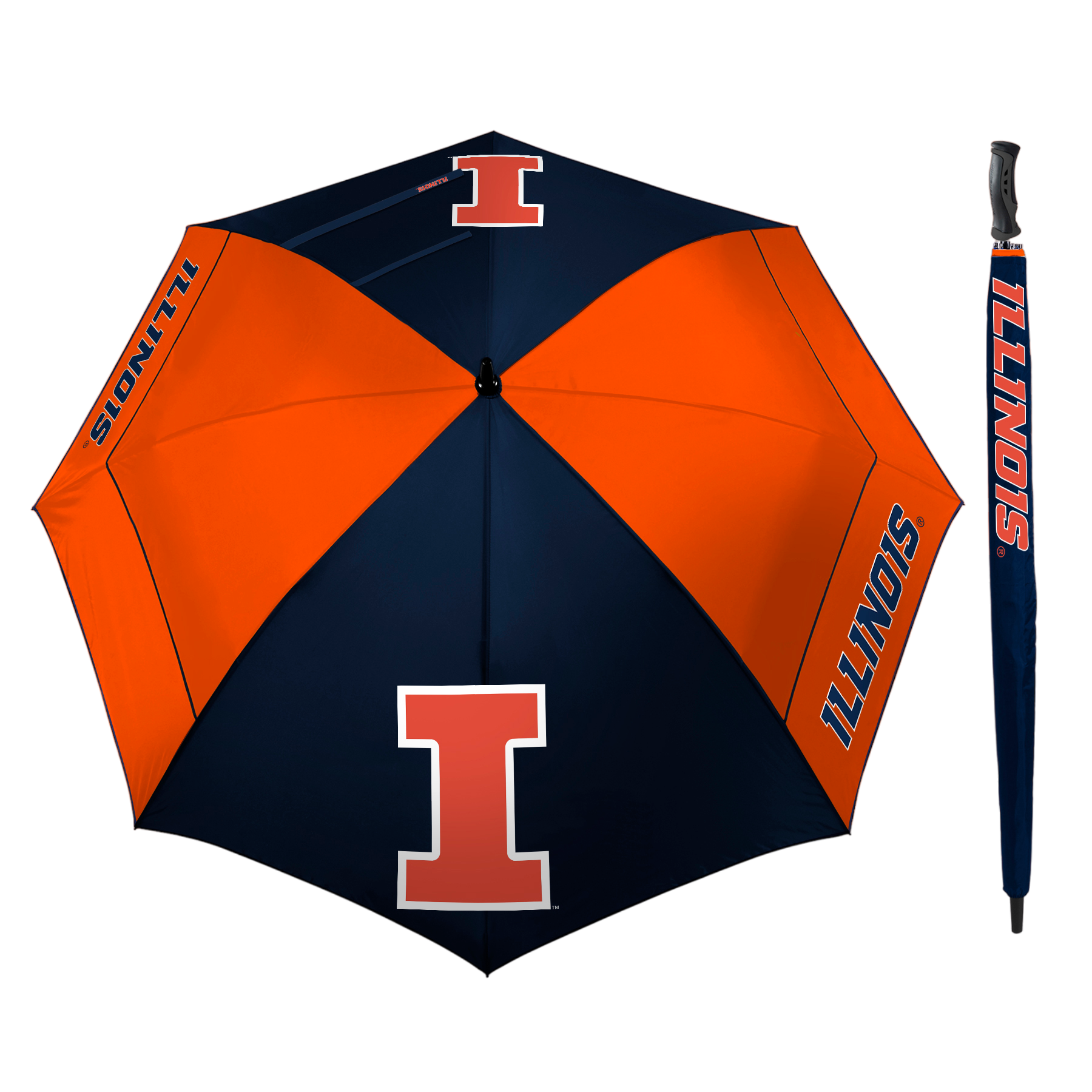 Illinois Fighting Illini 62" Windsheer Lite Umbrella