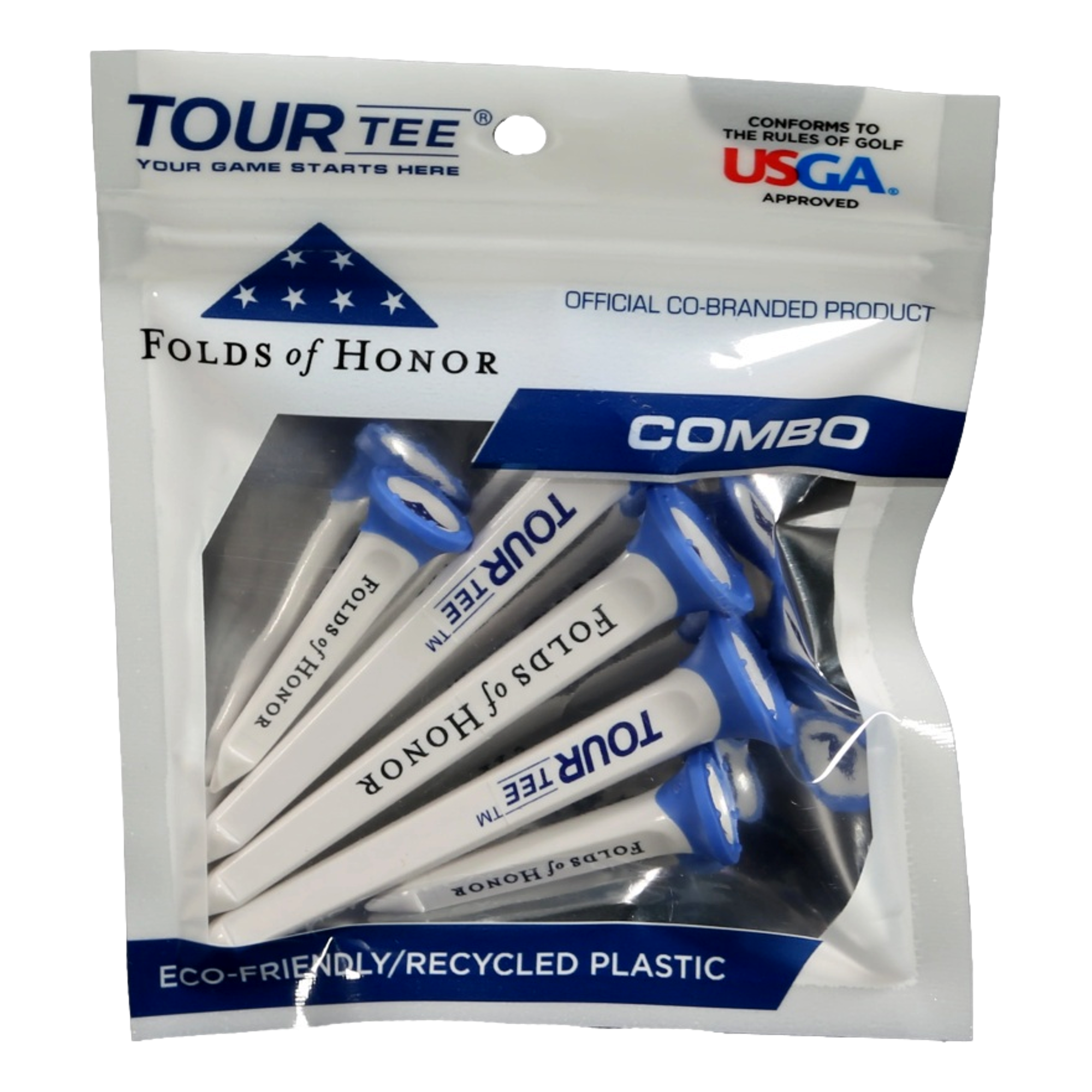 Folds of Honor Tour Tee 1-1/2" & 3-1/4" 5-Pack