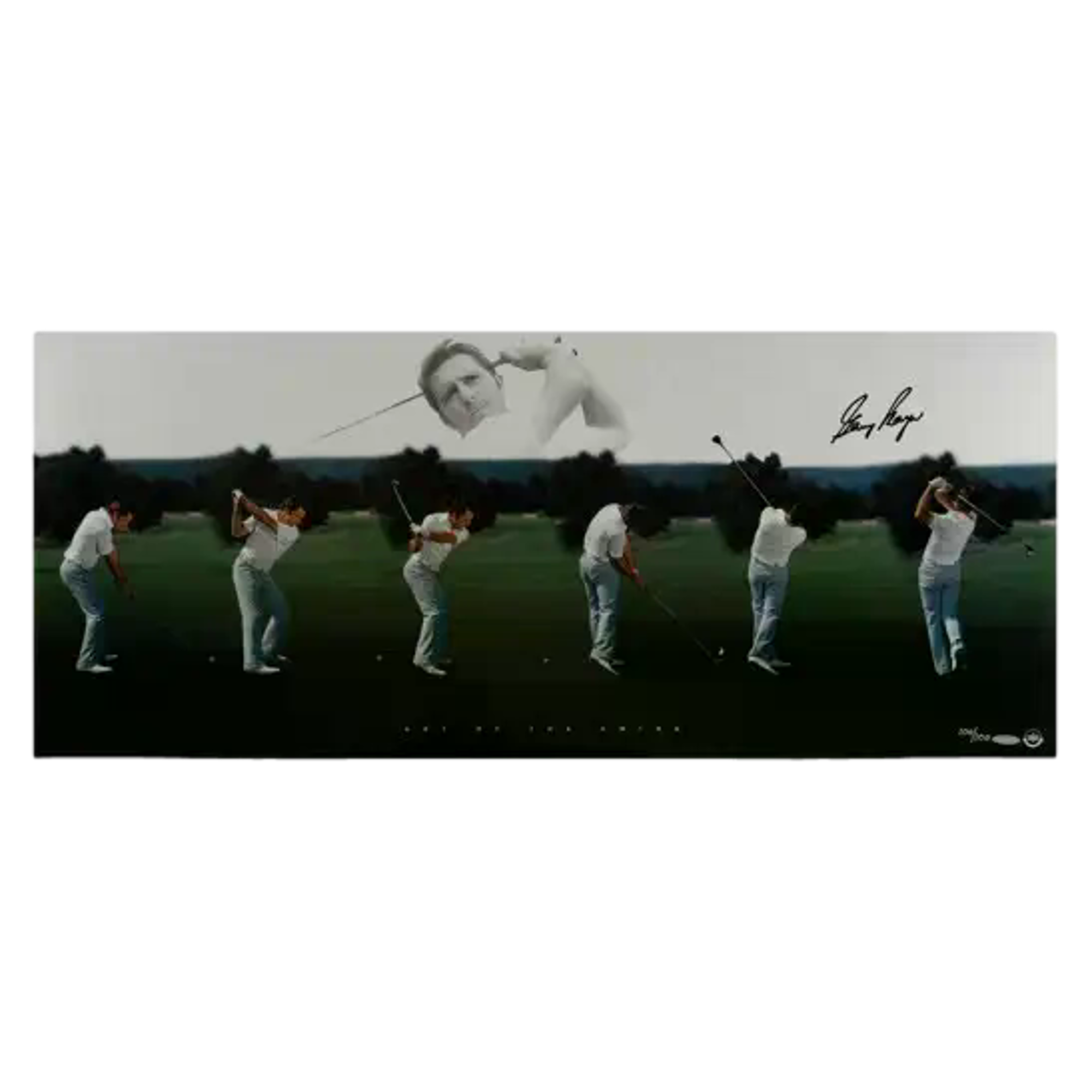 Gary Player "Art of the Swing" 36" x 15"