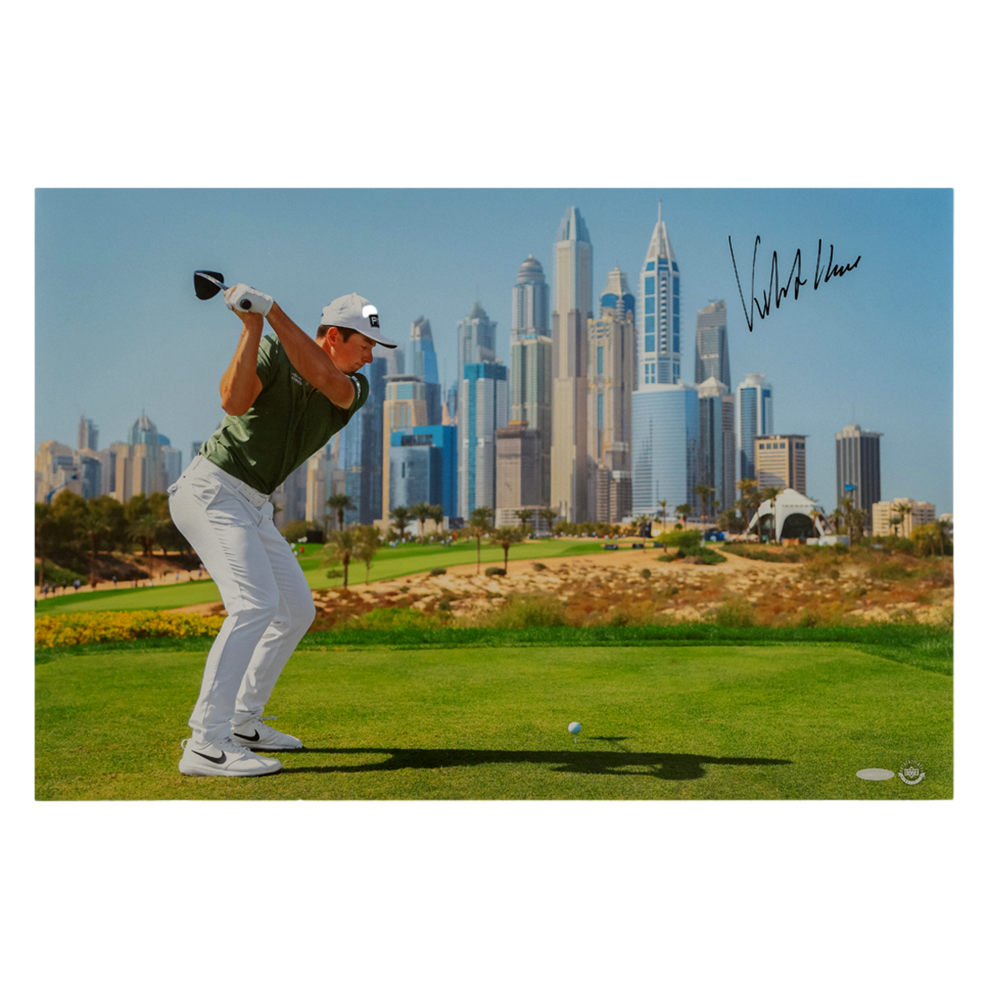Viktor Hovland "Dubai City Skyline" 24" x 16"