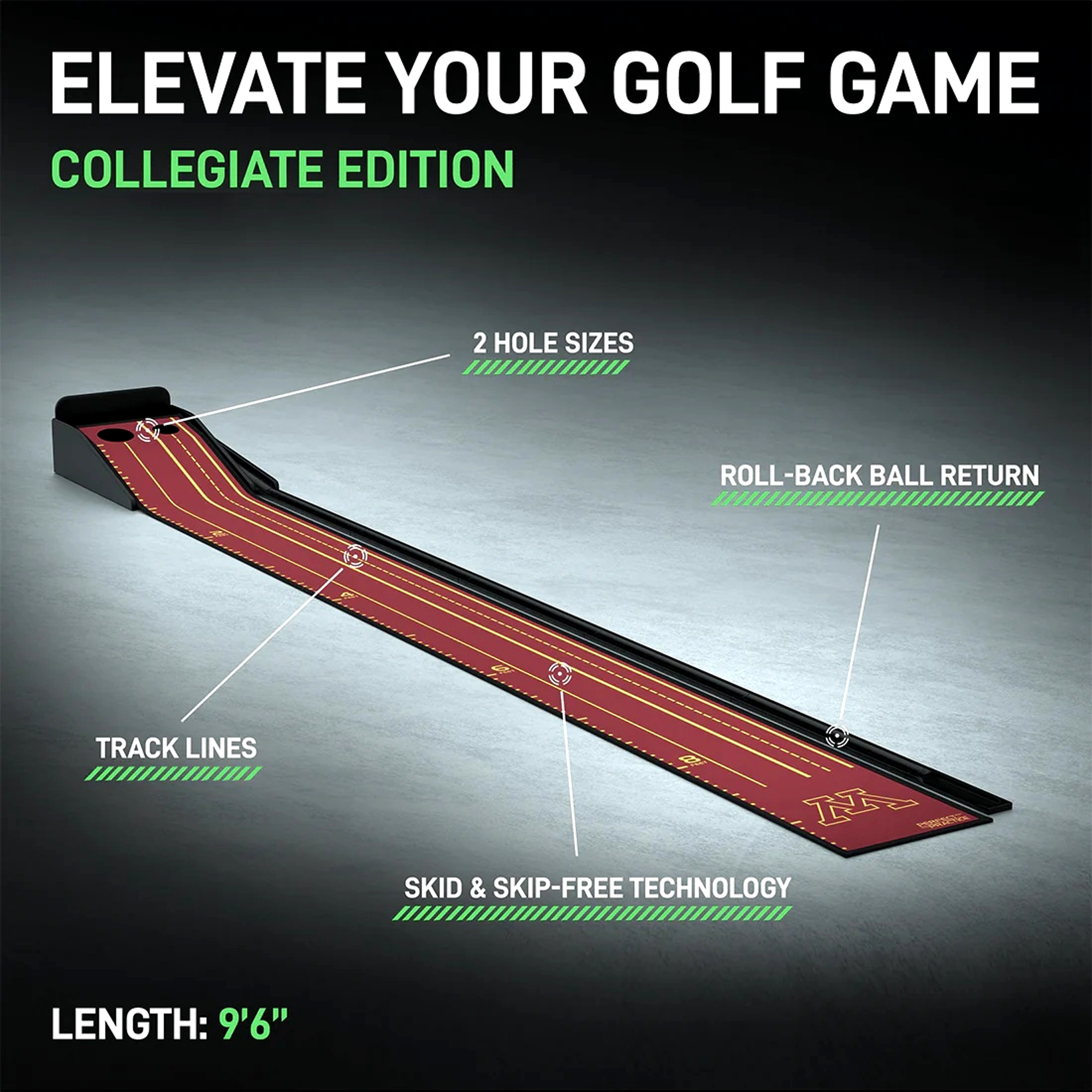 Minnesota Collegiate Edition Putting Mat
