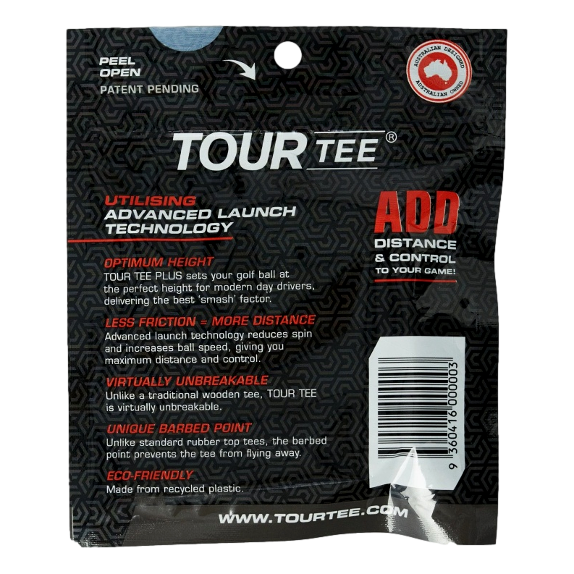 Tour Tee Plus  3-1/4" 4-Pack