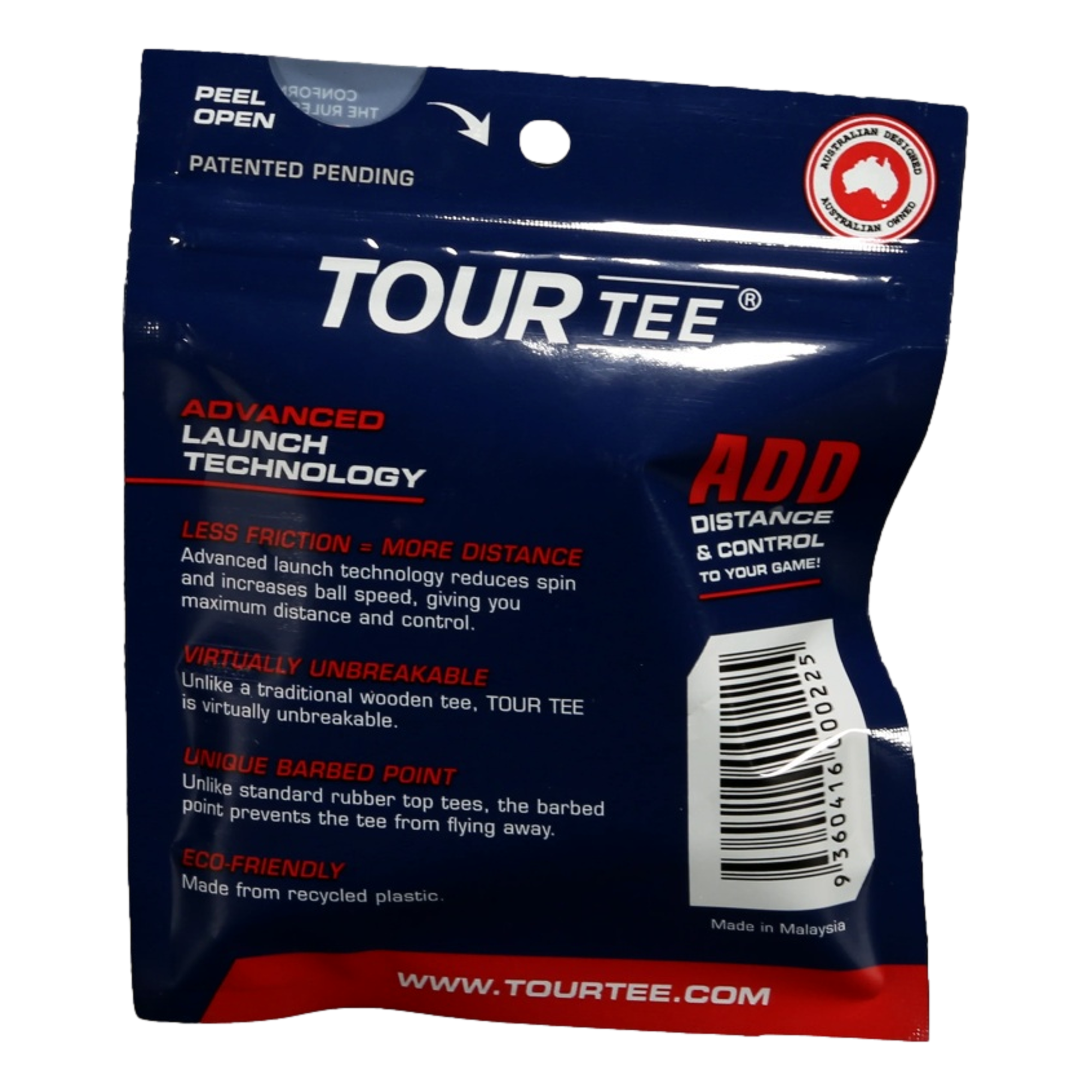 Barstool Golf Tour Tee 1-1/2" & 3-1/4" 5-Pack