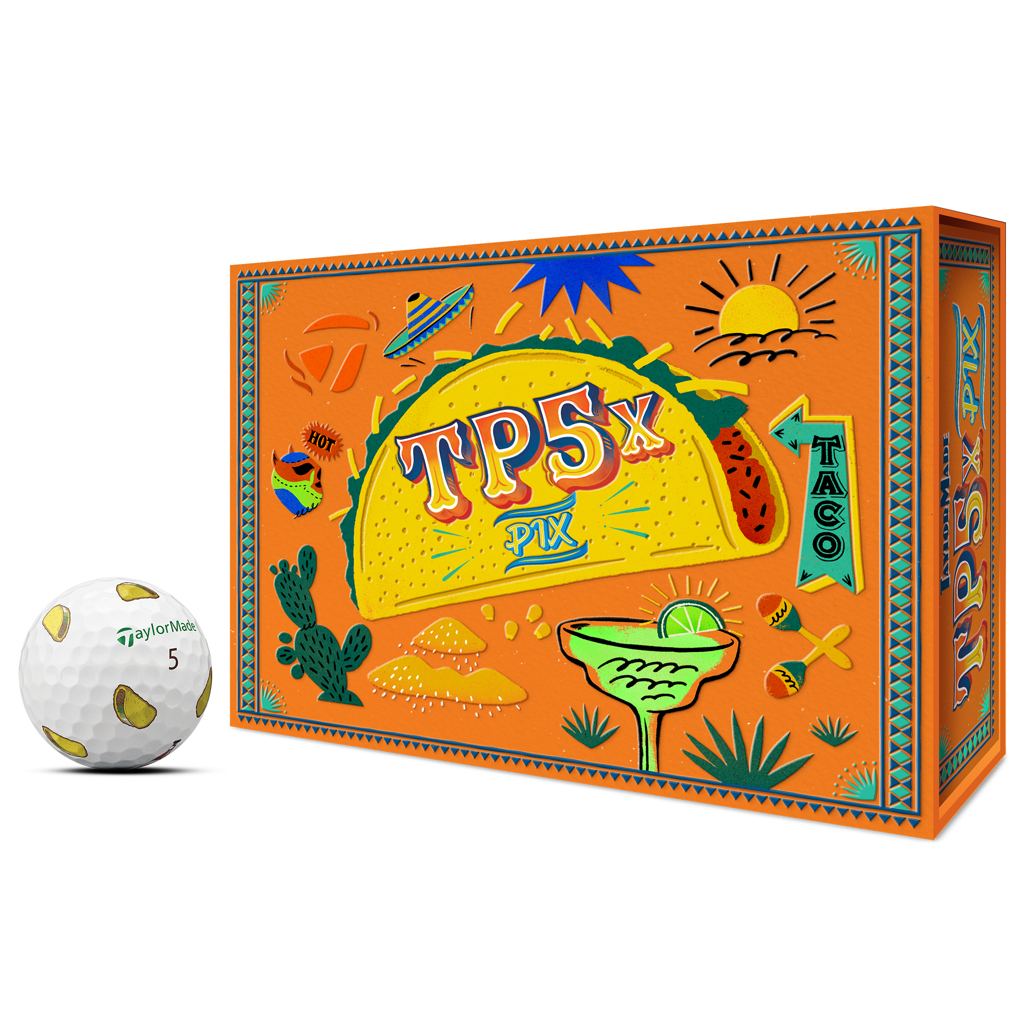 TP5x PIX 3.0 Limited Edition Taco 2024 Golf Balls