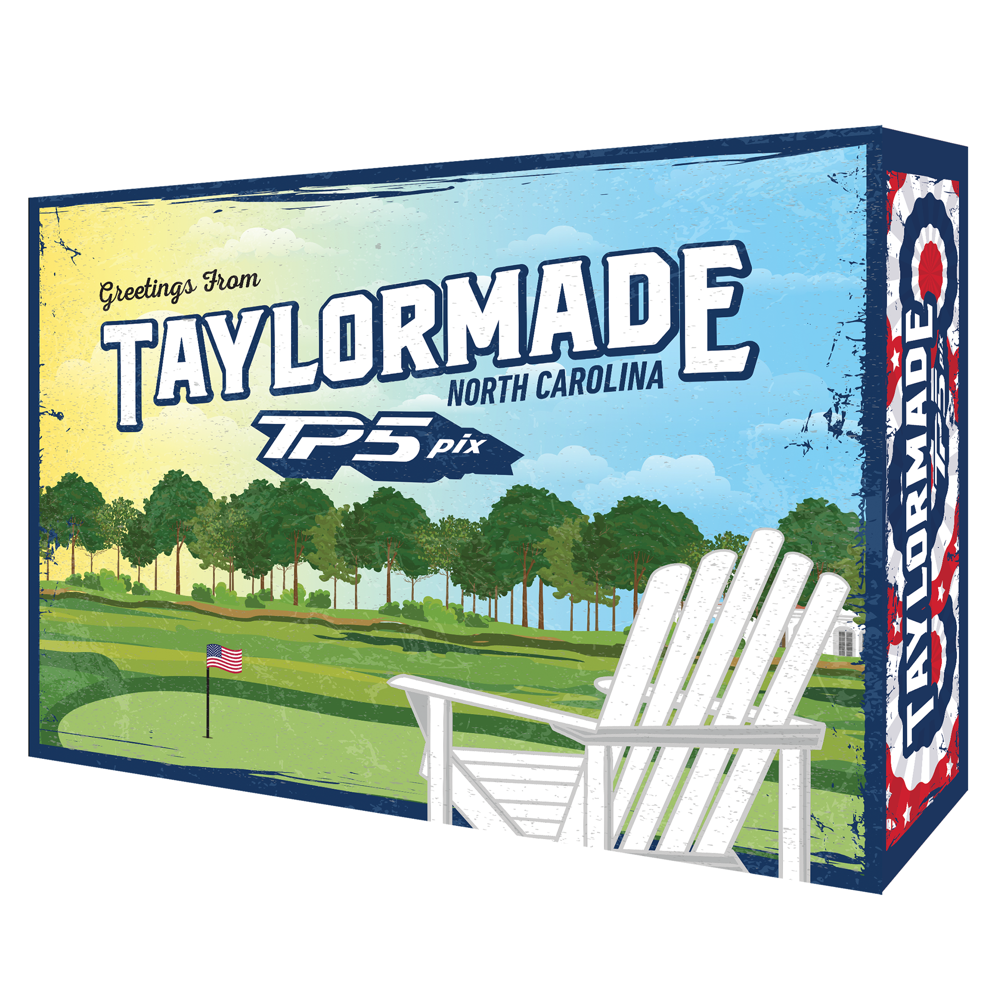 直営店限定 Tp5x pix Us Open North Carolina TaylorMade TP5 Pix US Open North Carolina Limited Edition