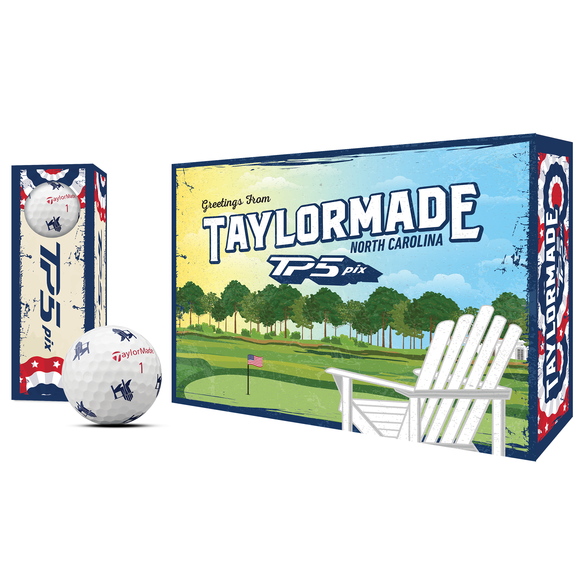 TaylorMade TP5 PIX 3.0 Summer Commemorative 2024 Golf Balls
