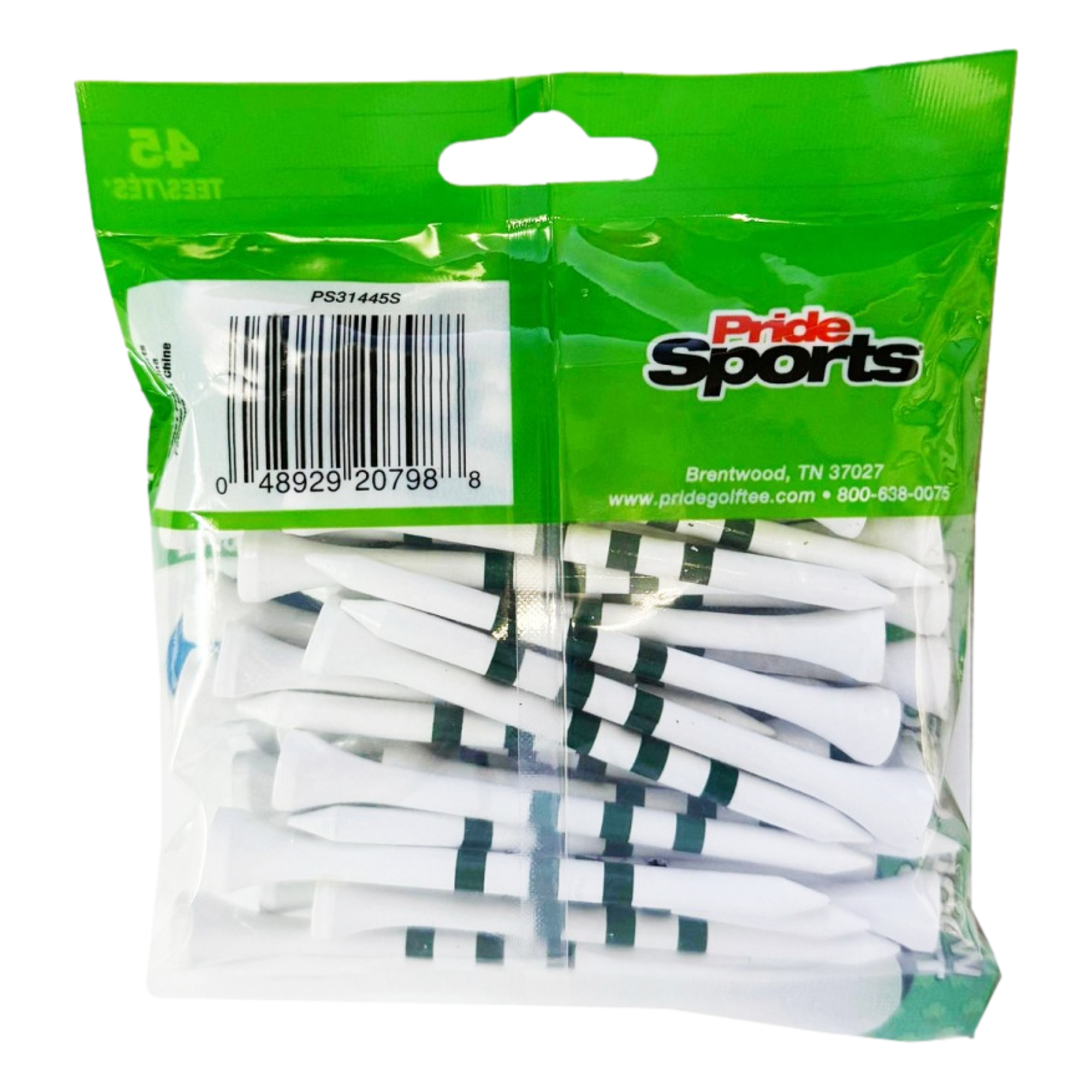 Shamrock 2-3/4" Wooden Golf Tees 45-Pack