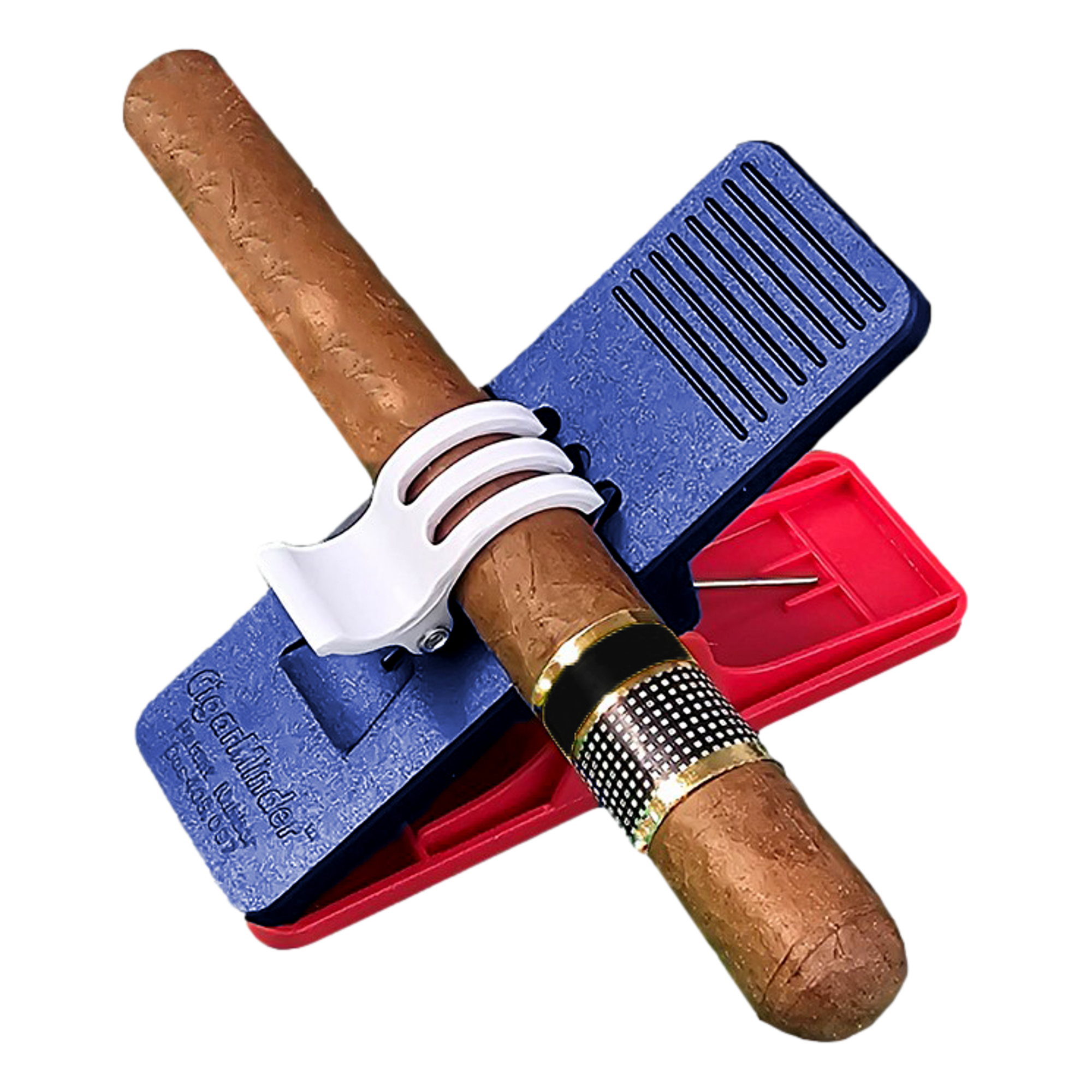 Cigar Minder 5 Red/White/Blue