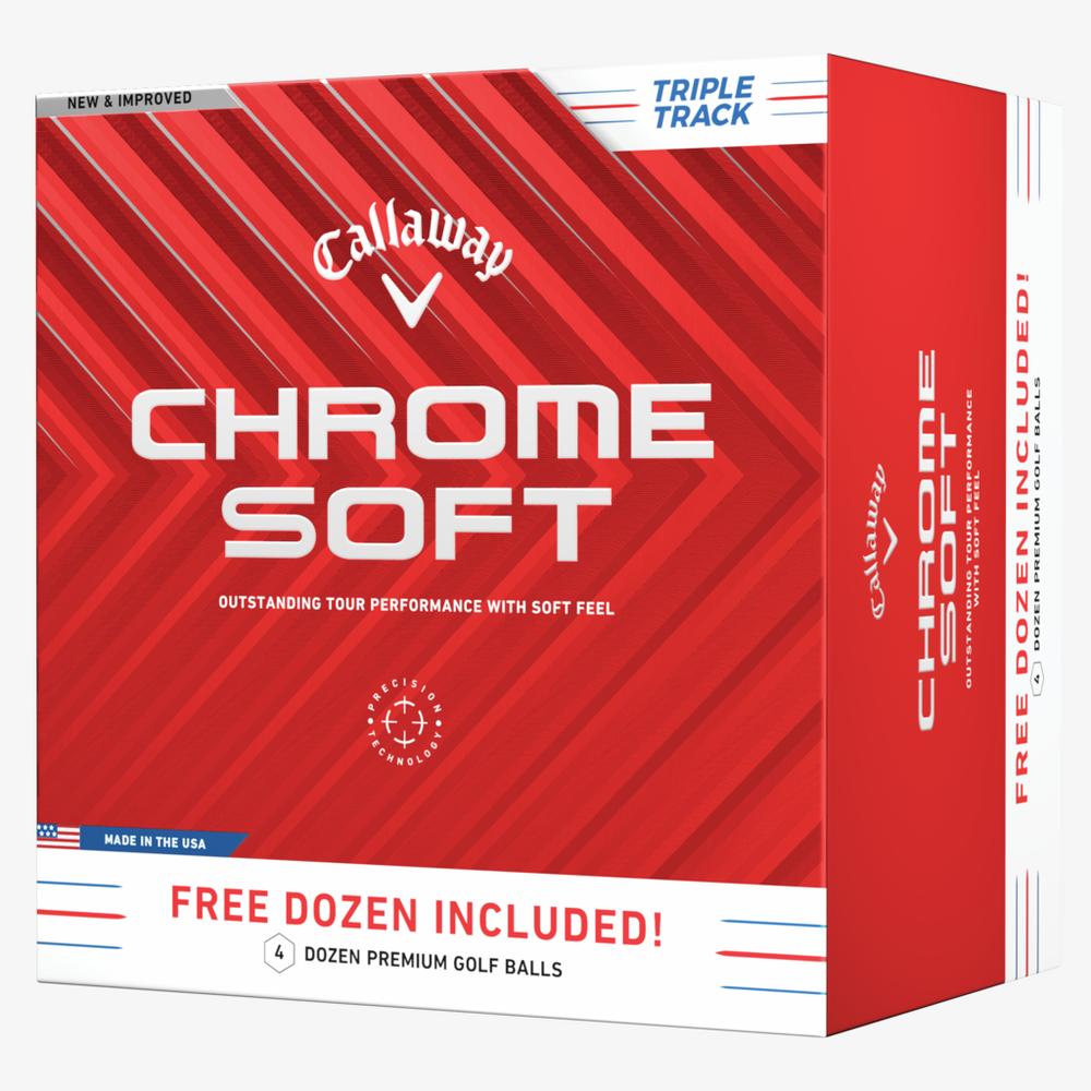 Chrome Soft Triple Track 4-Dozen 2024 Golf Balls