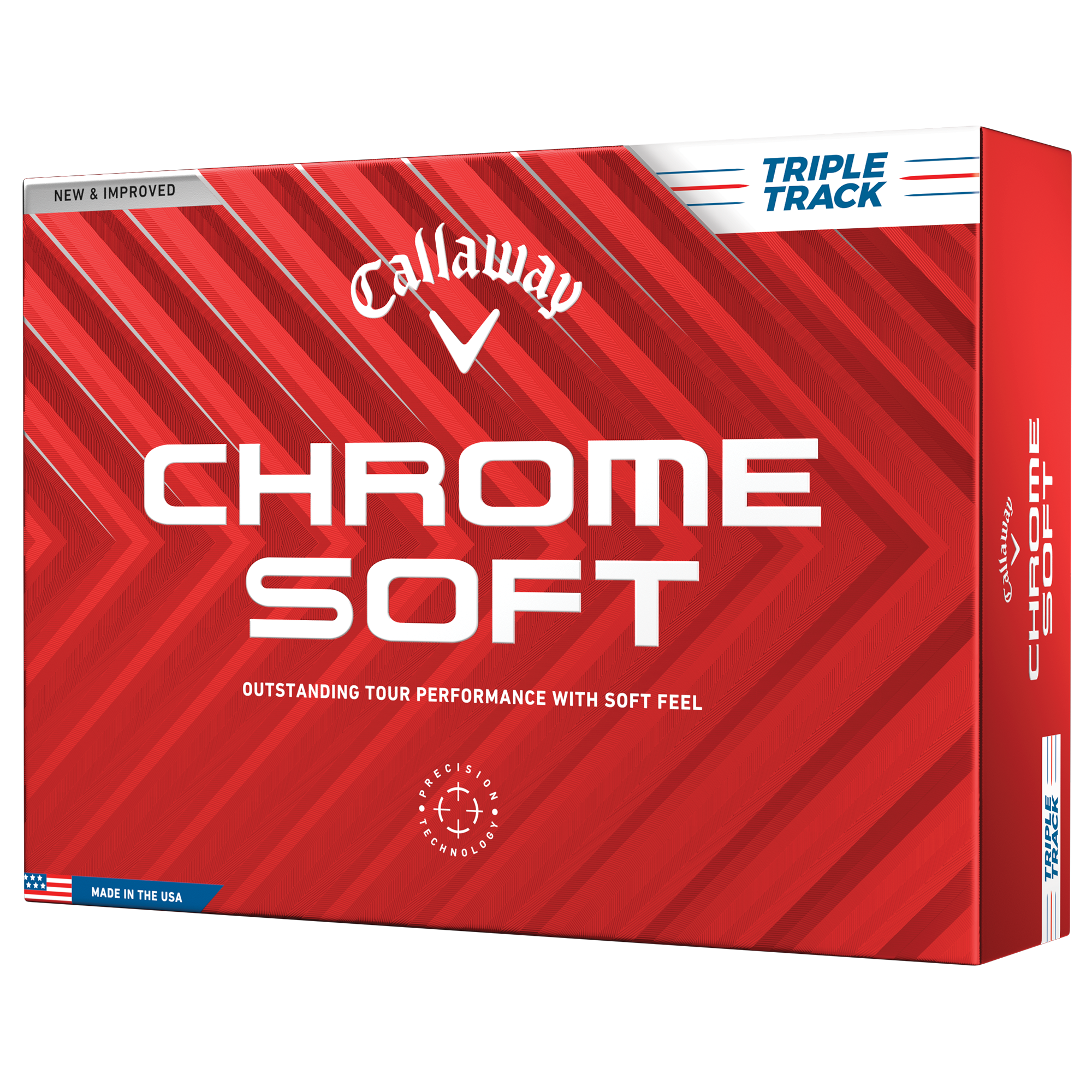 Chrome Soft Triple Track 4-Dozen Brick 2024 Golf Balls