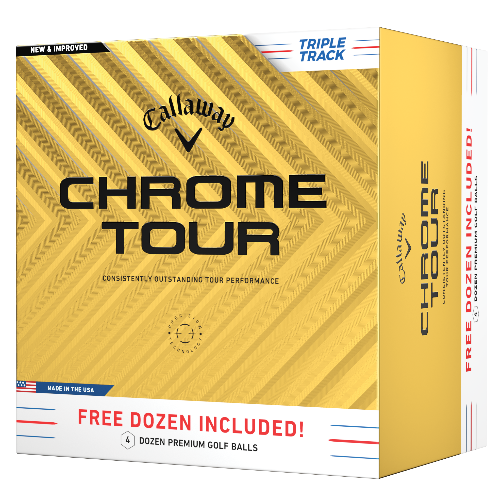 Callaway Chrome Tour Triple Track 4-Dozen 2024 Golf Balls | PGA