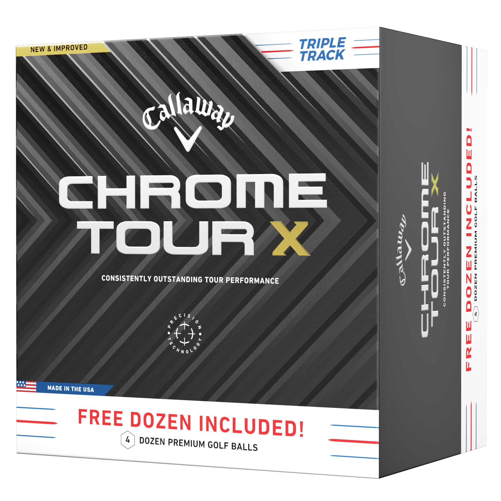 Chrome Tour X Triple Track 4-Dozen 2024 Golf Balls