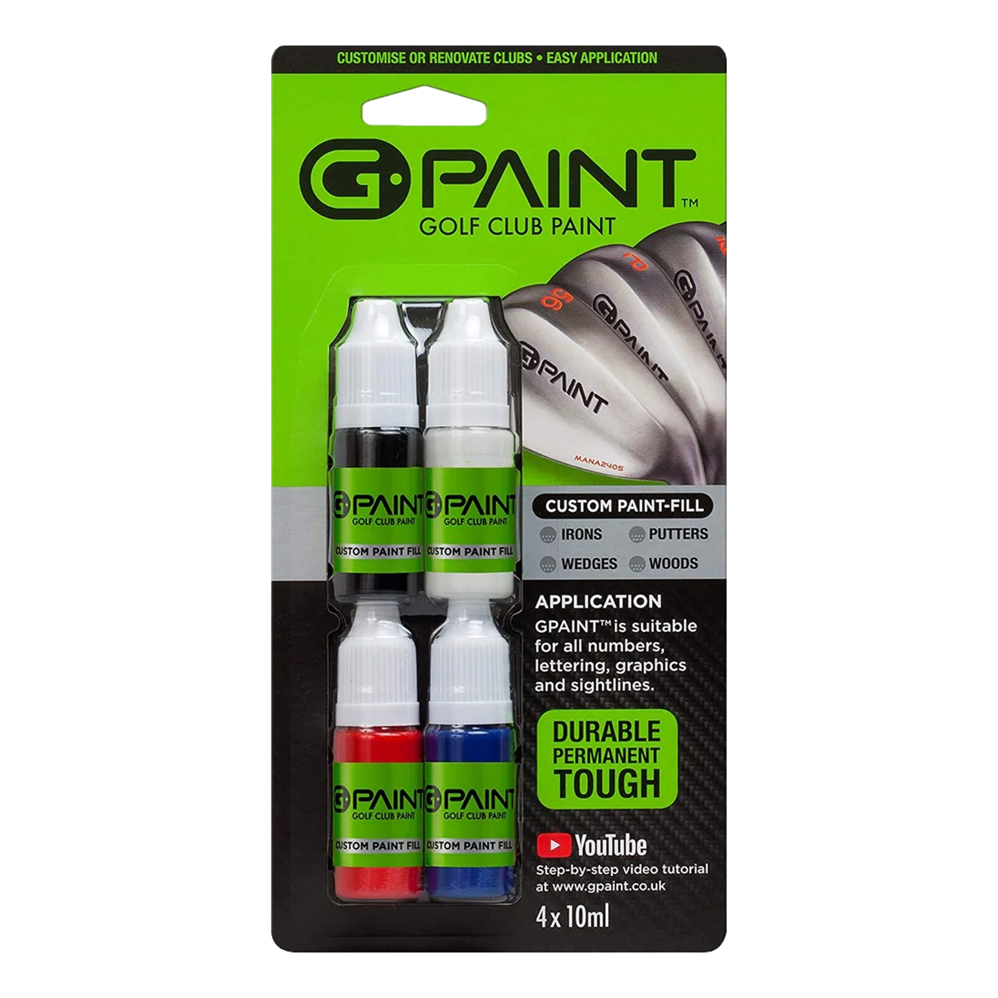G-Paint Golf Club Paint 4-Pack