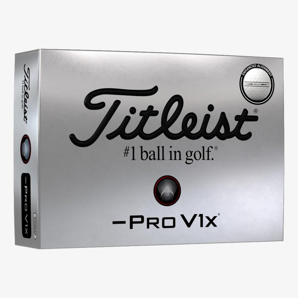Titleist Pro V1x Left Dash Enhanced Alignment 2024 Golf Titleist Pro V1x Left Dash Enhanced Alignment 2024 Golf