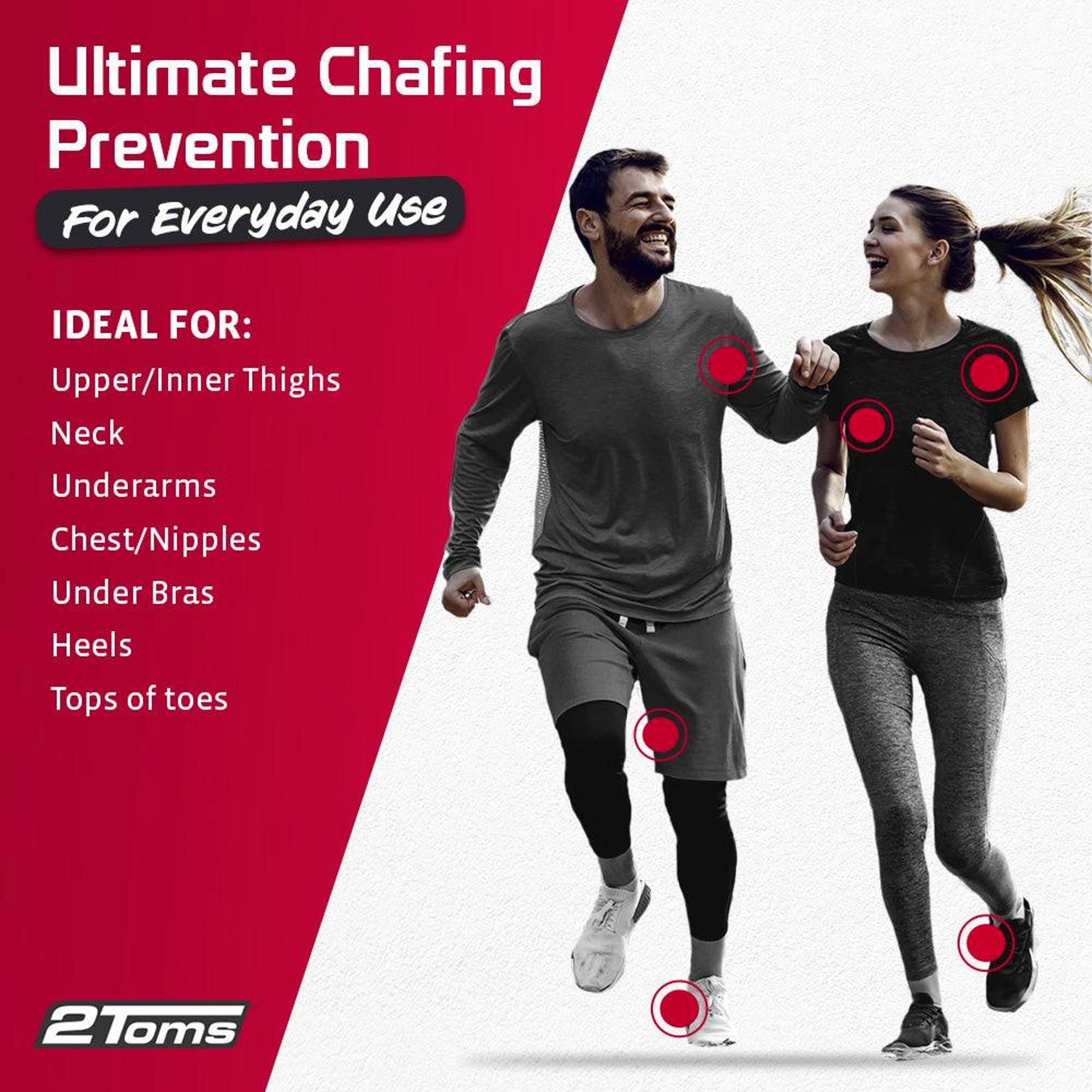 2Toms SportShield Xtra Anti-Chafing Towelettes 6-Pack
